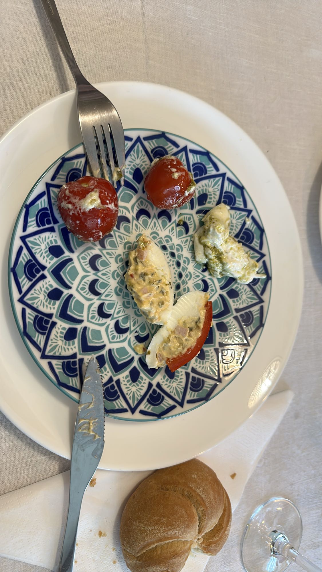 Stuffed Veggies & Bread