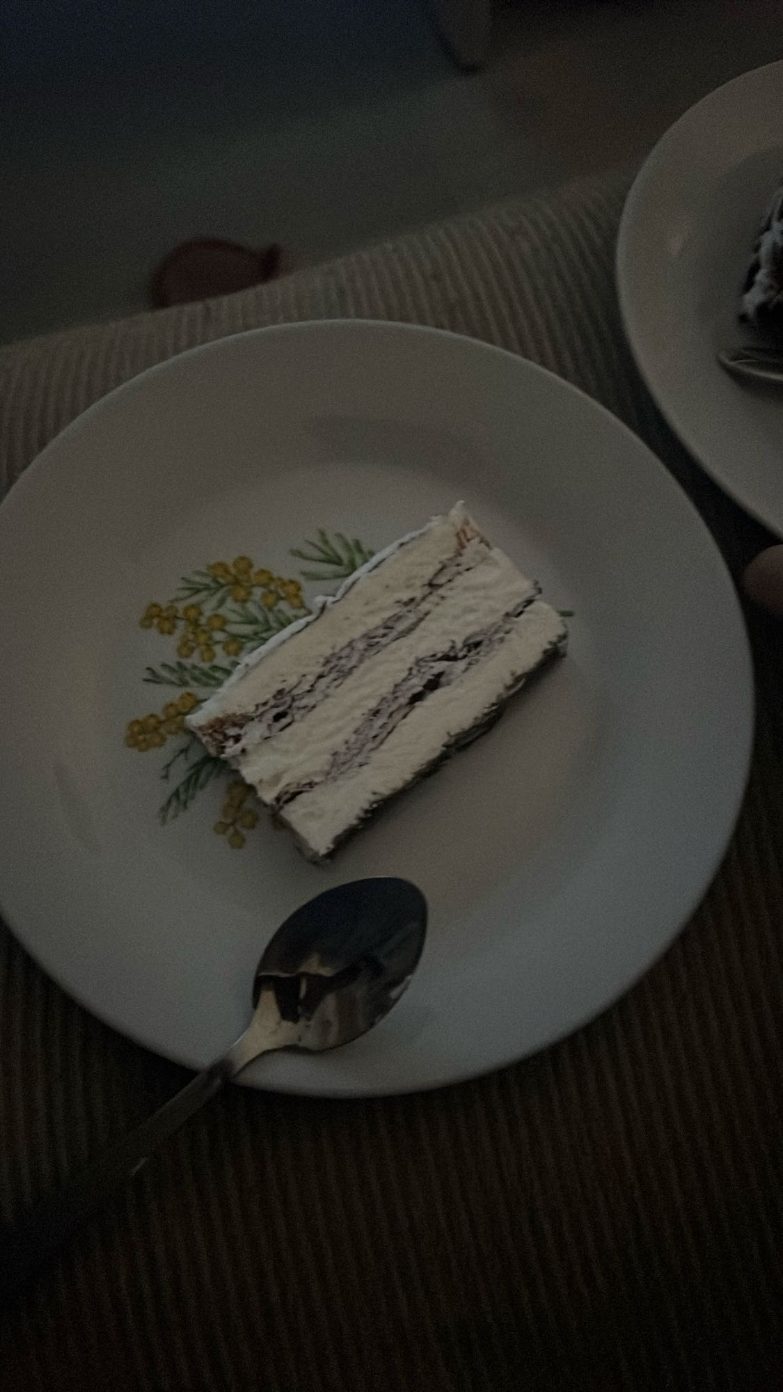 Pastel de crema y galleta