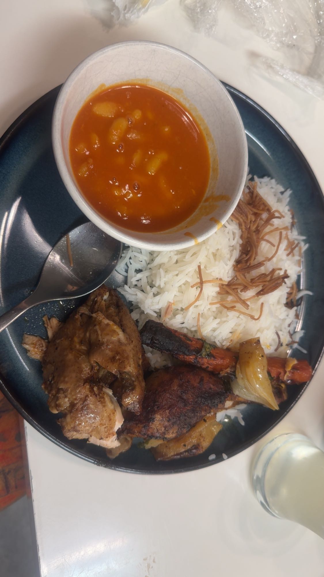 Kyckling med ris & bönor