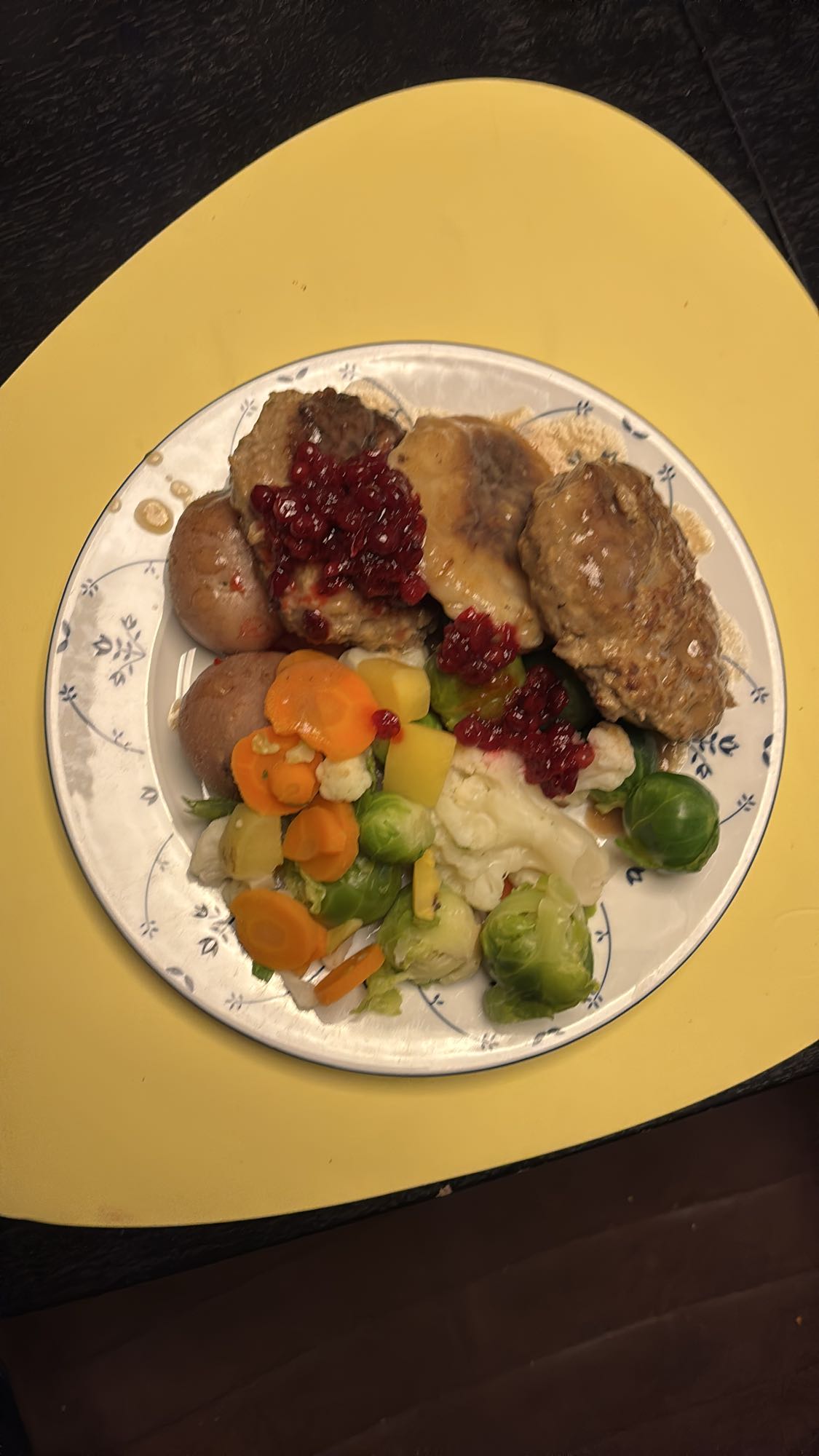 Kjøttkaker med grønnsaker