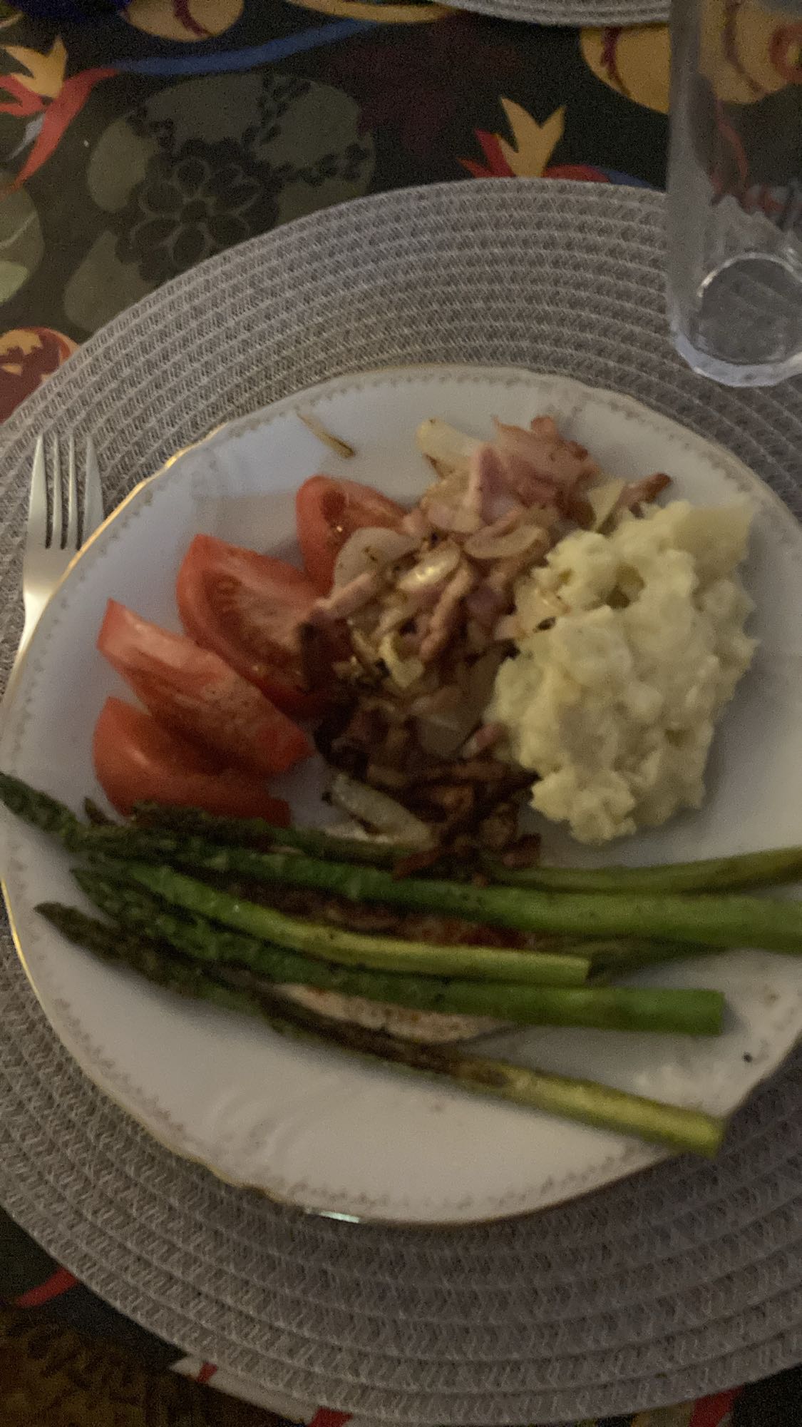 Grönsaker med bacon