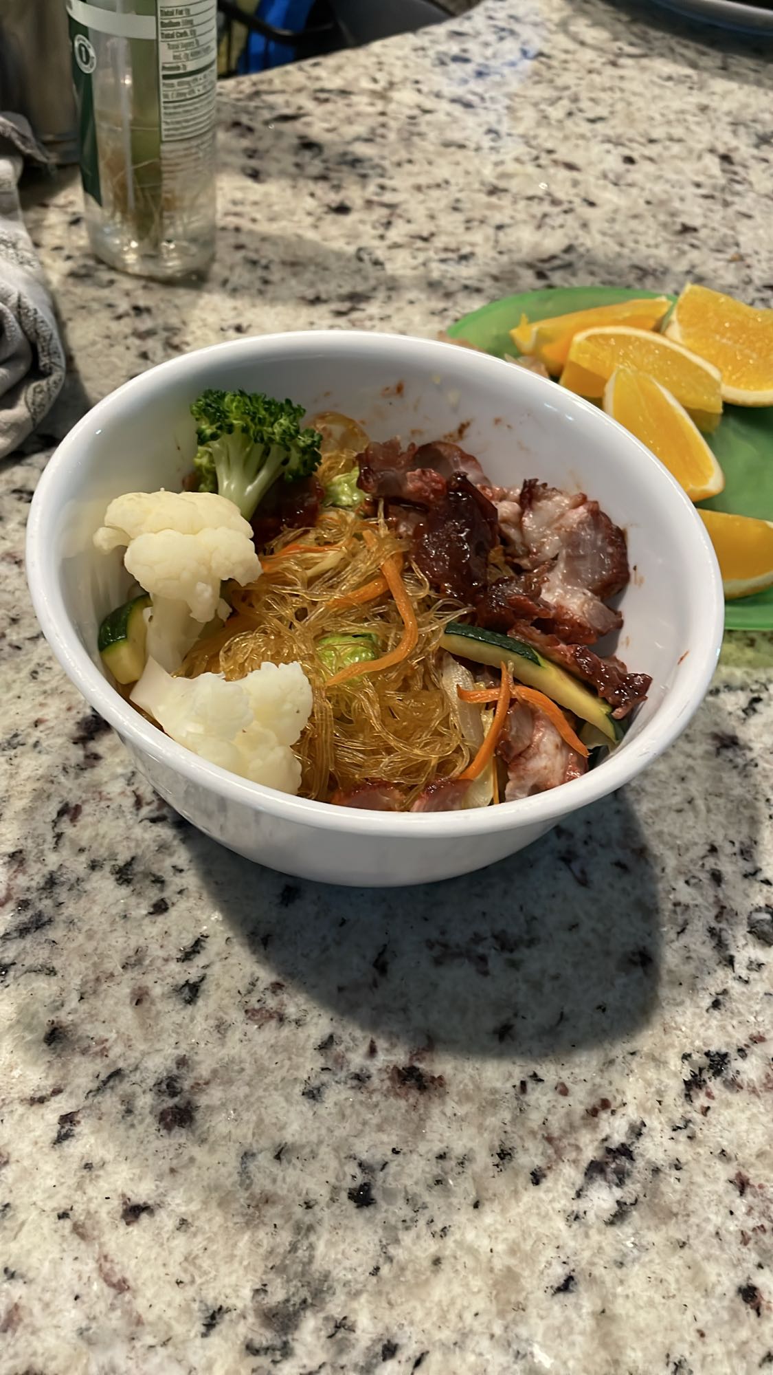 Glass Noodle BBQ Pork Bowl
