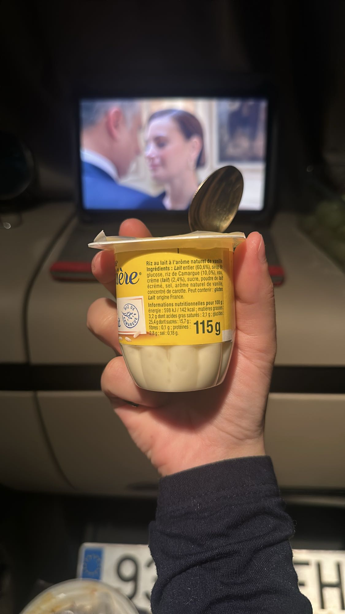 Orez cu lapte vanilat