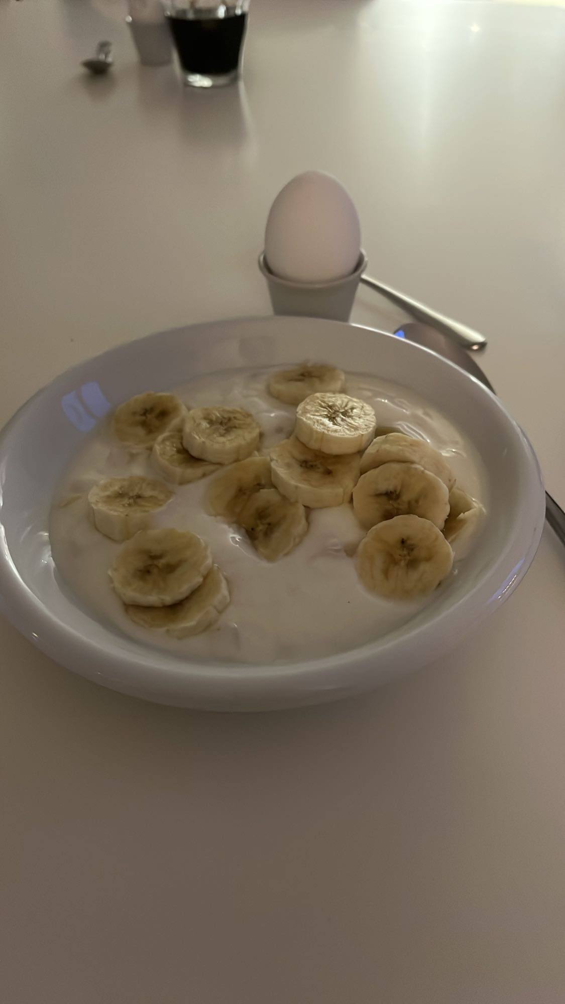 Yoghurt med banan & ägg