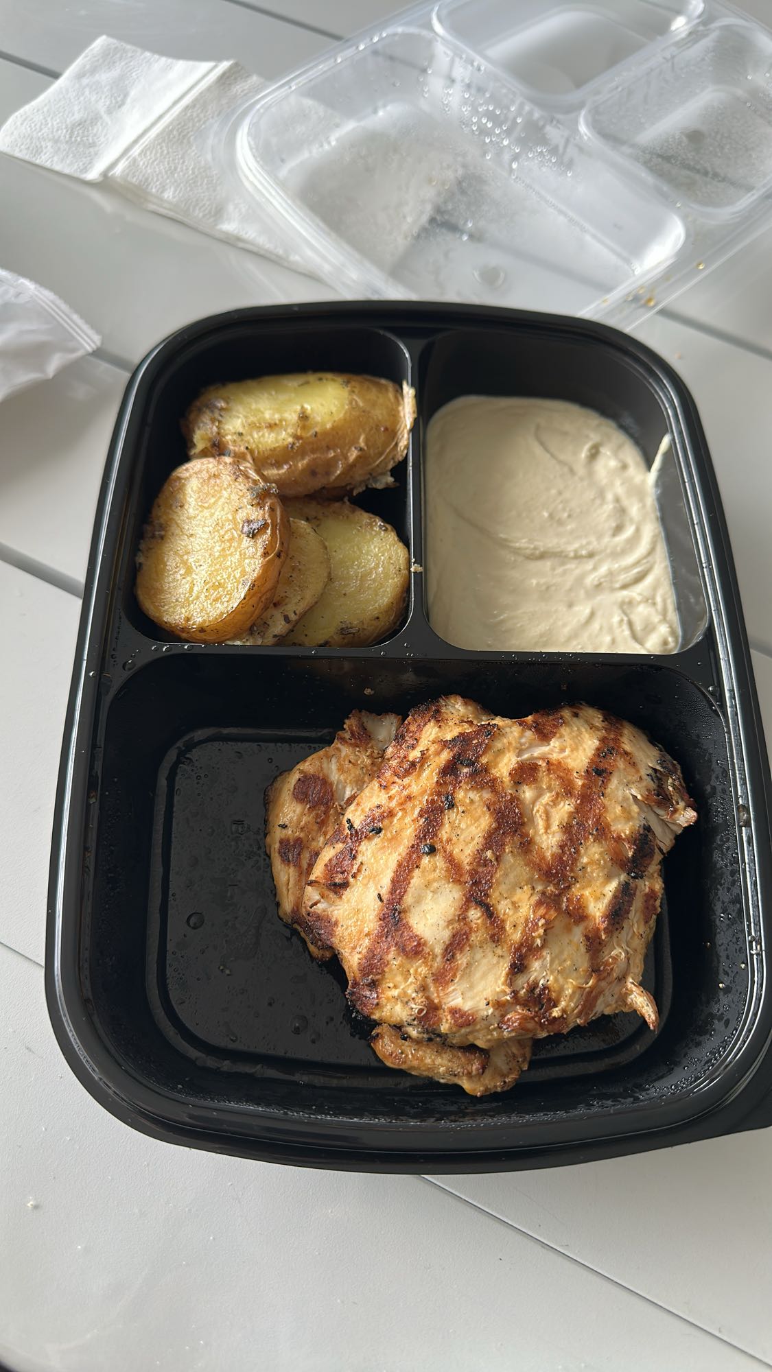 Grilled Chicken with Potatoes