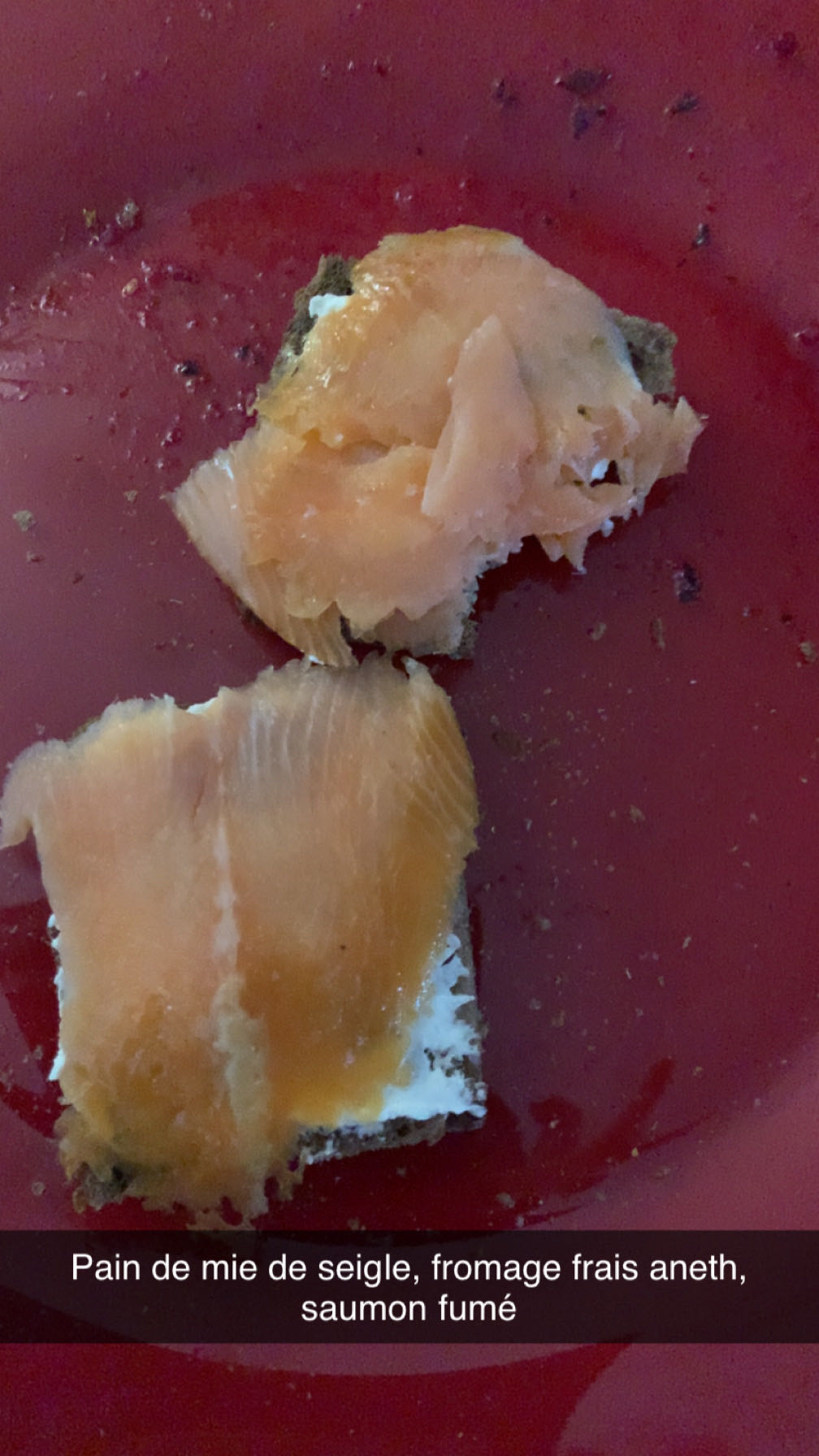 Tartines saumon aneth