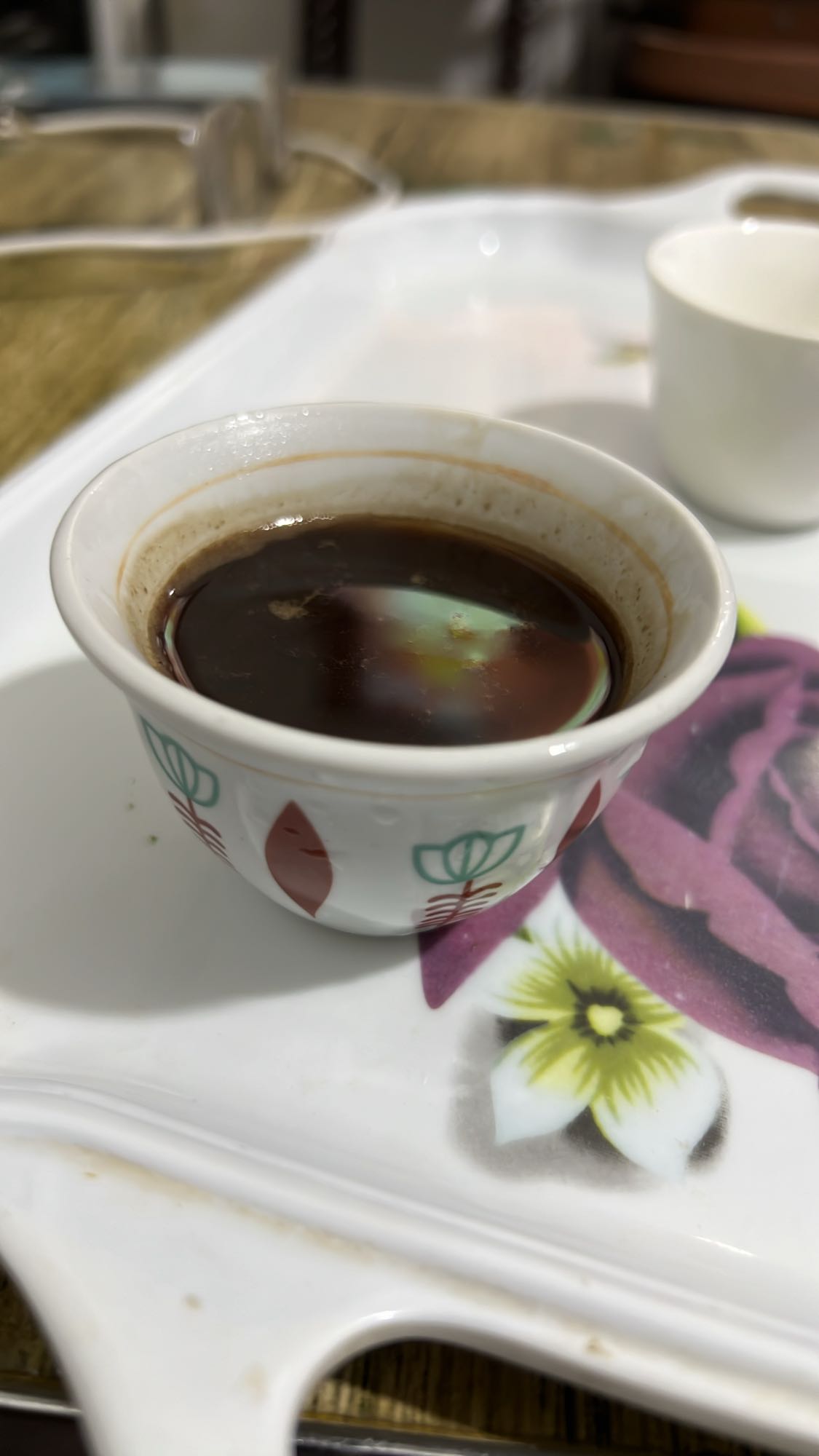 Arabic coffee cup