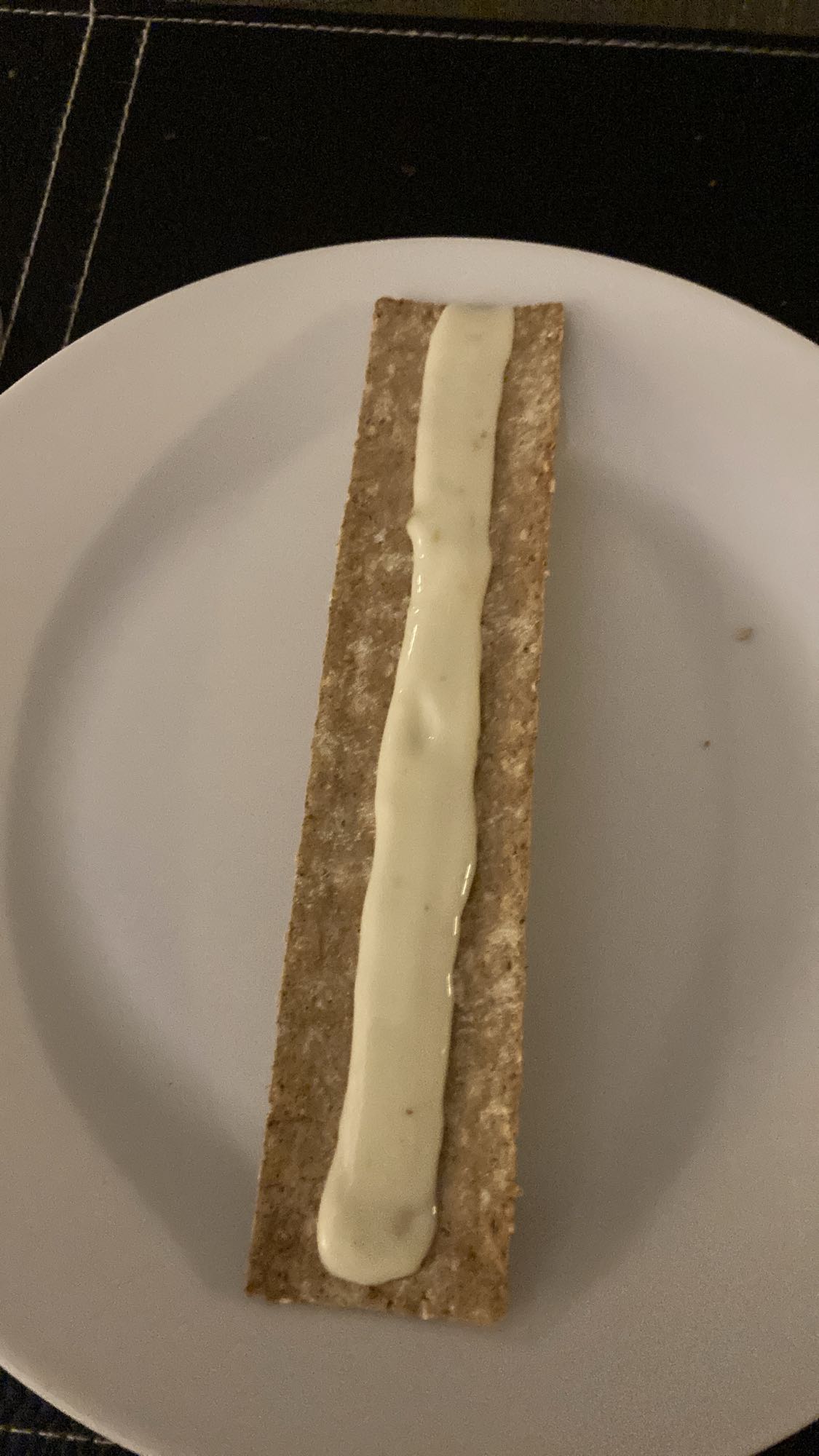 Knekkebrød med majones