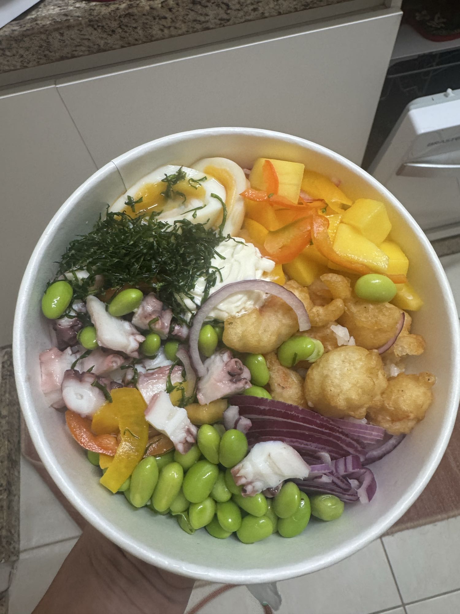 Bowl de frutos do mar