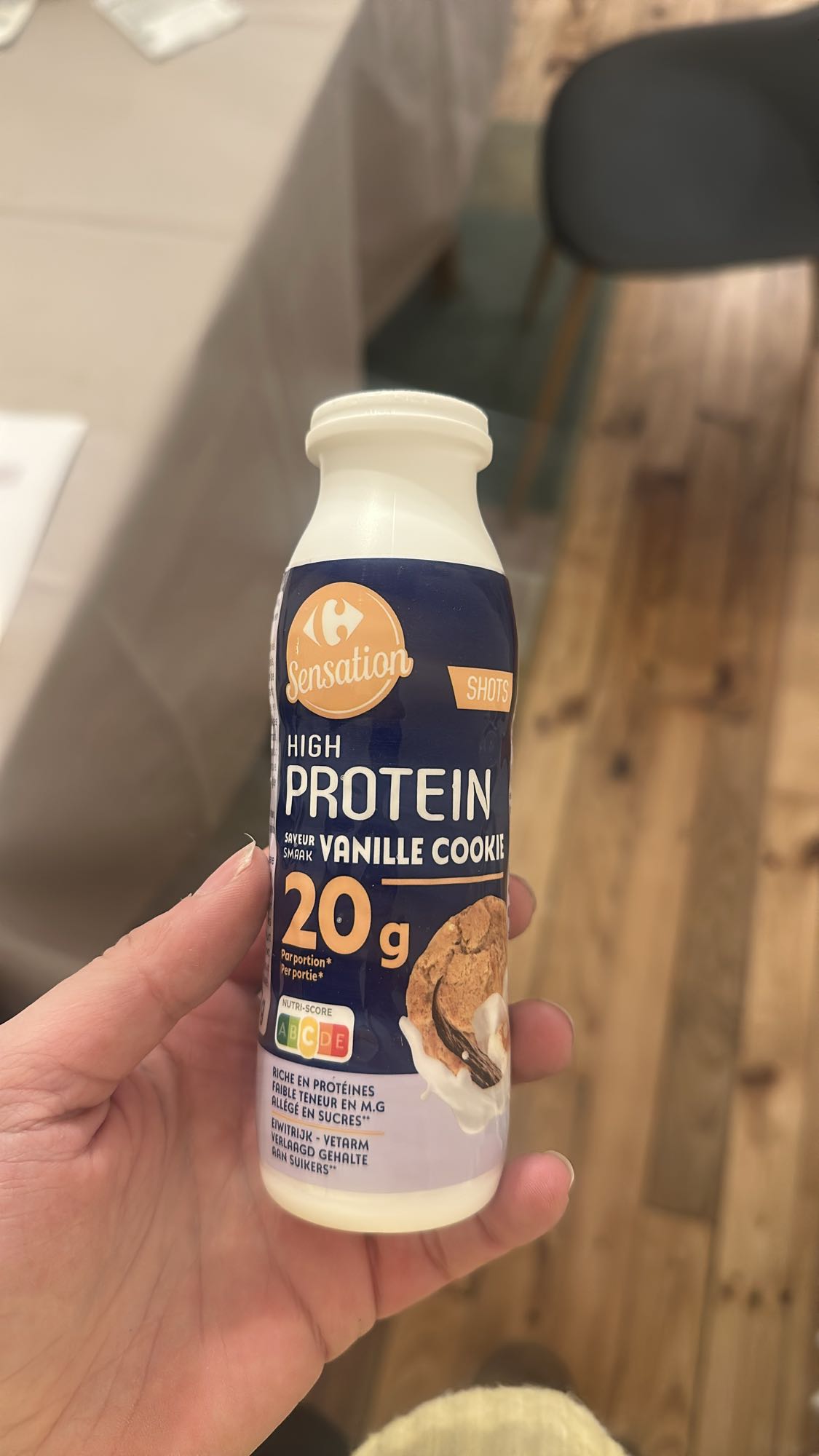 Boisson protéinée vanille