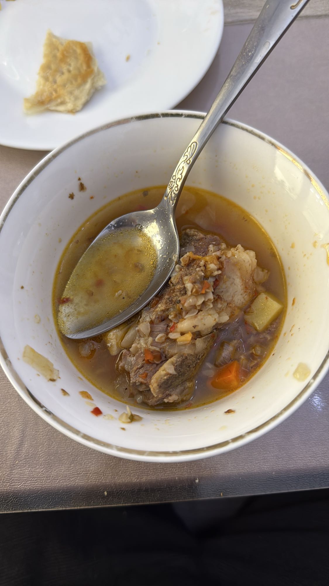 мясной суп с овощами