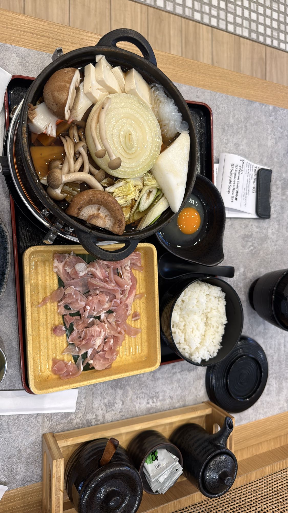 Sukiyaki Hot Pot Set