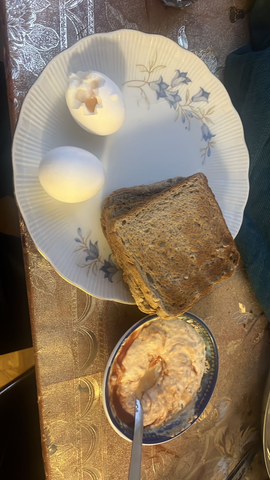 Eggs and Toast Breakfast