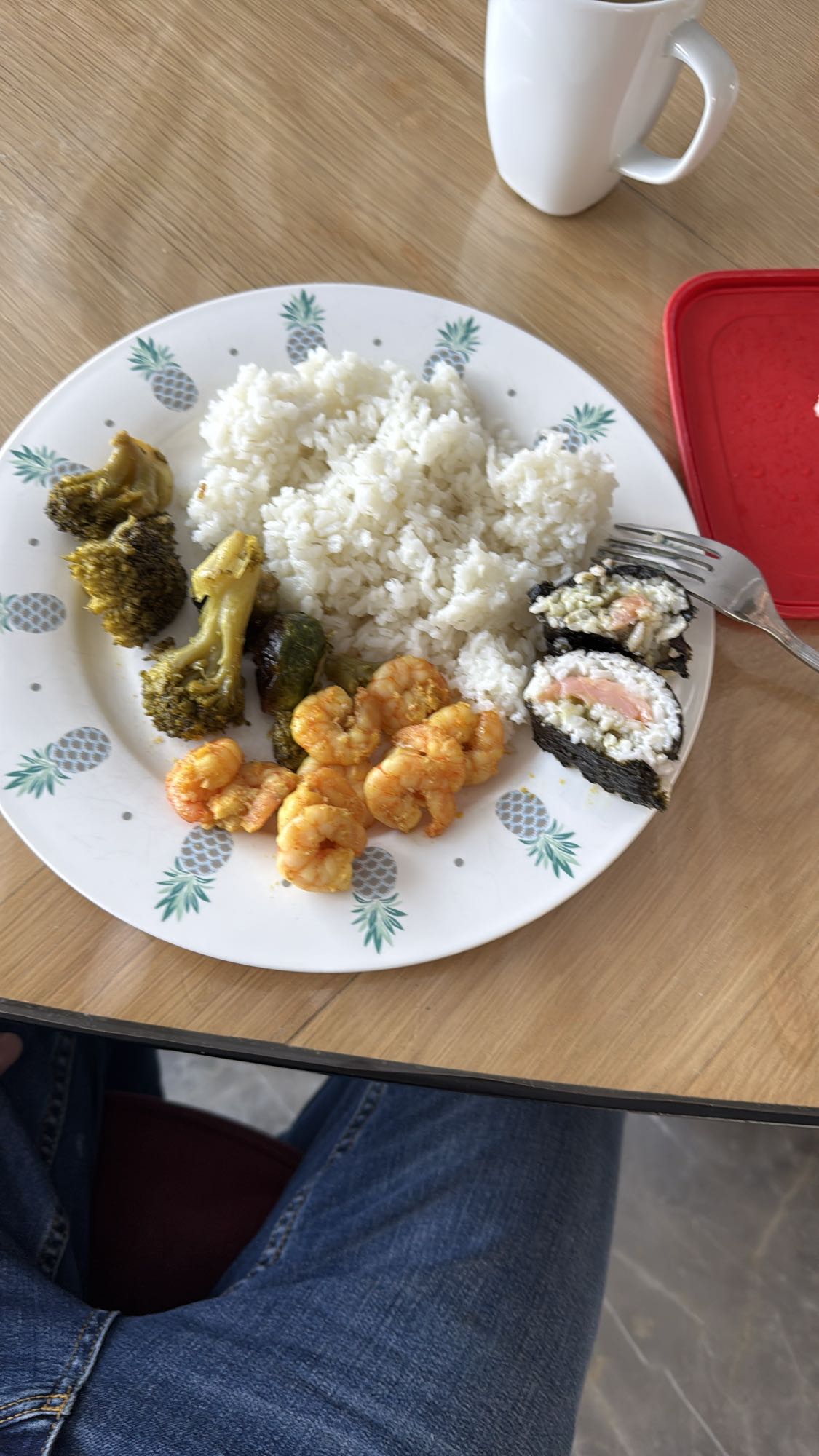 Shrimp Rice Sushi Plate