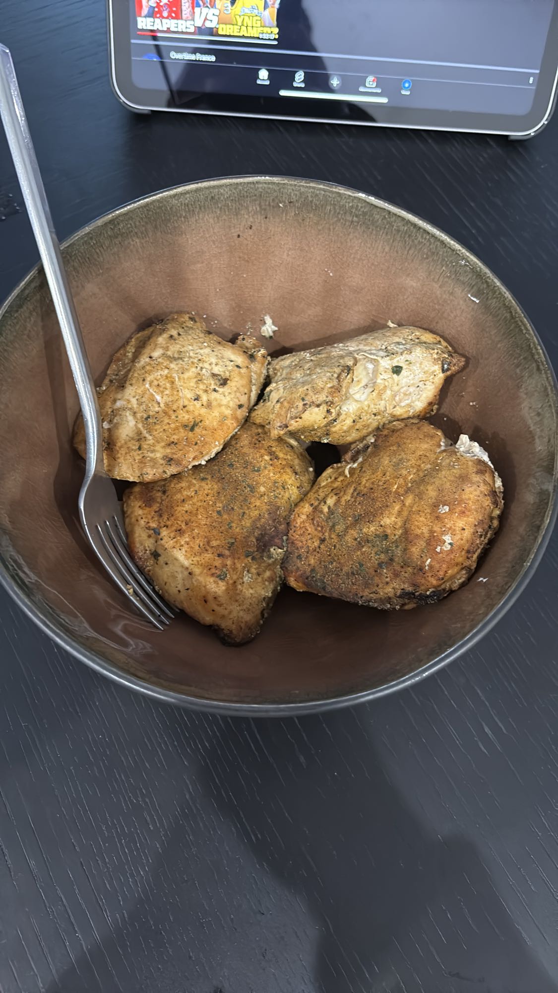 Poitrine de poulet grillée