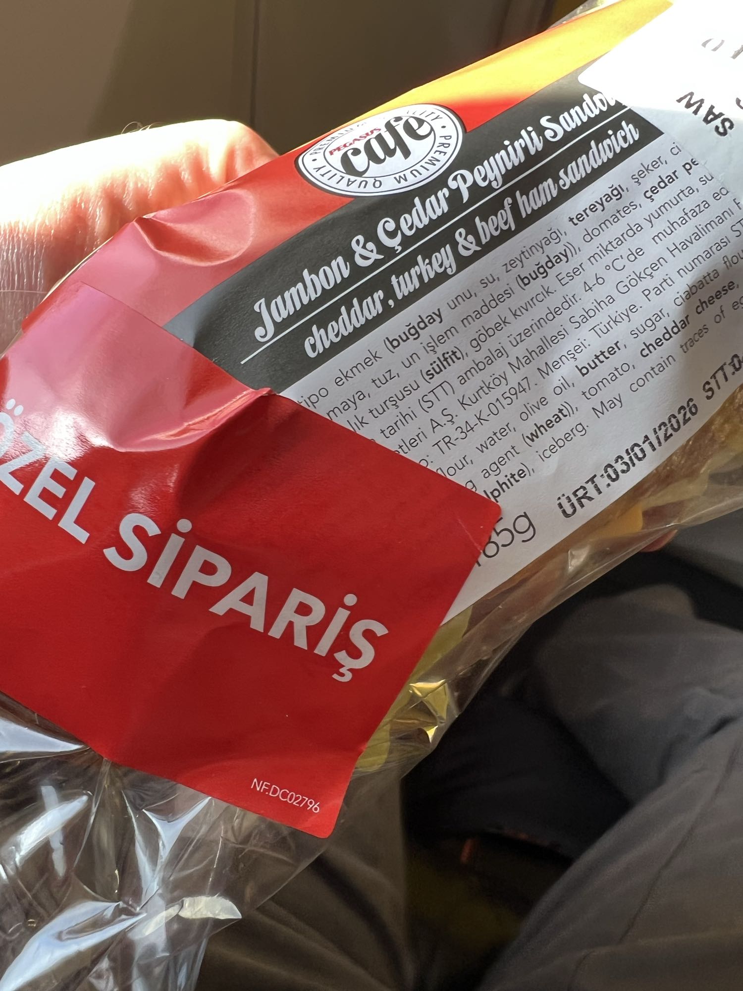 Cheddar Turkey Beef Sandwich