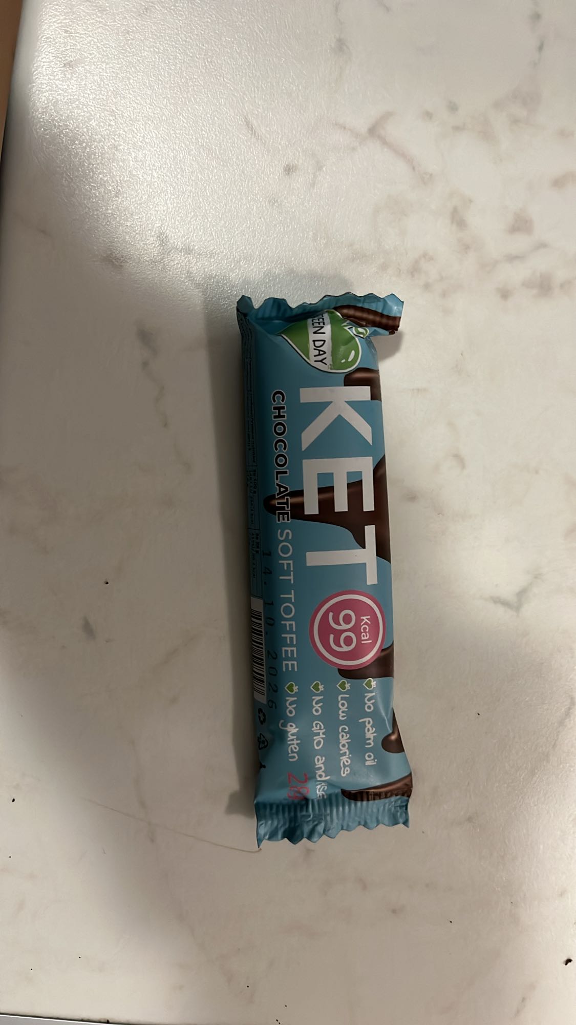 Кето бар шоколад и тофи