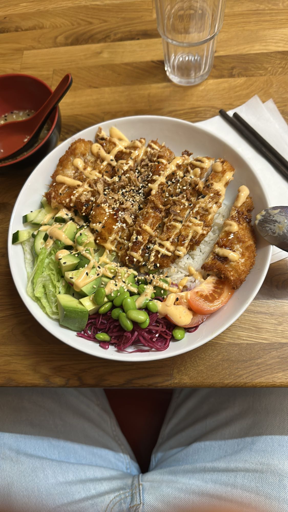 Katsu kyckling pokébowl