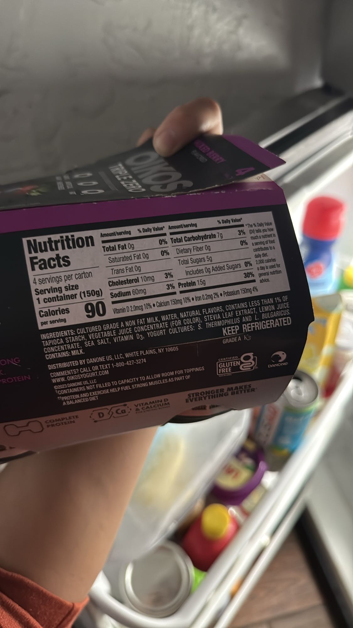 Oikos Triple Zero Yogurt