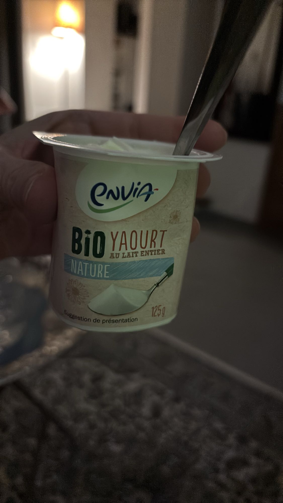 Yaourt nature entier bio