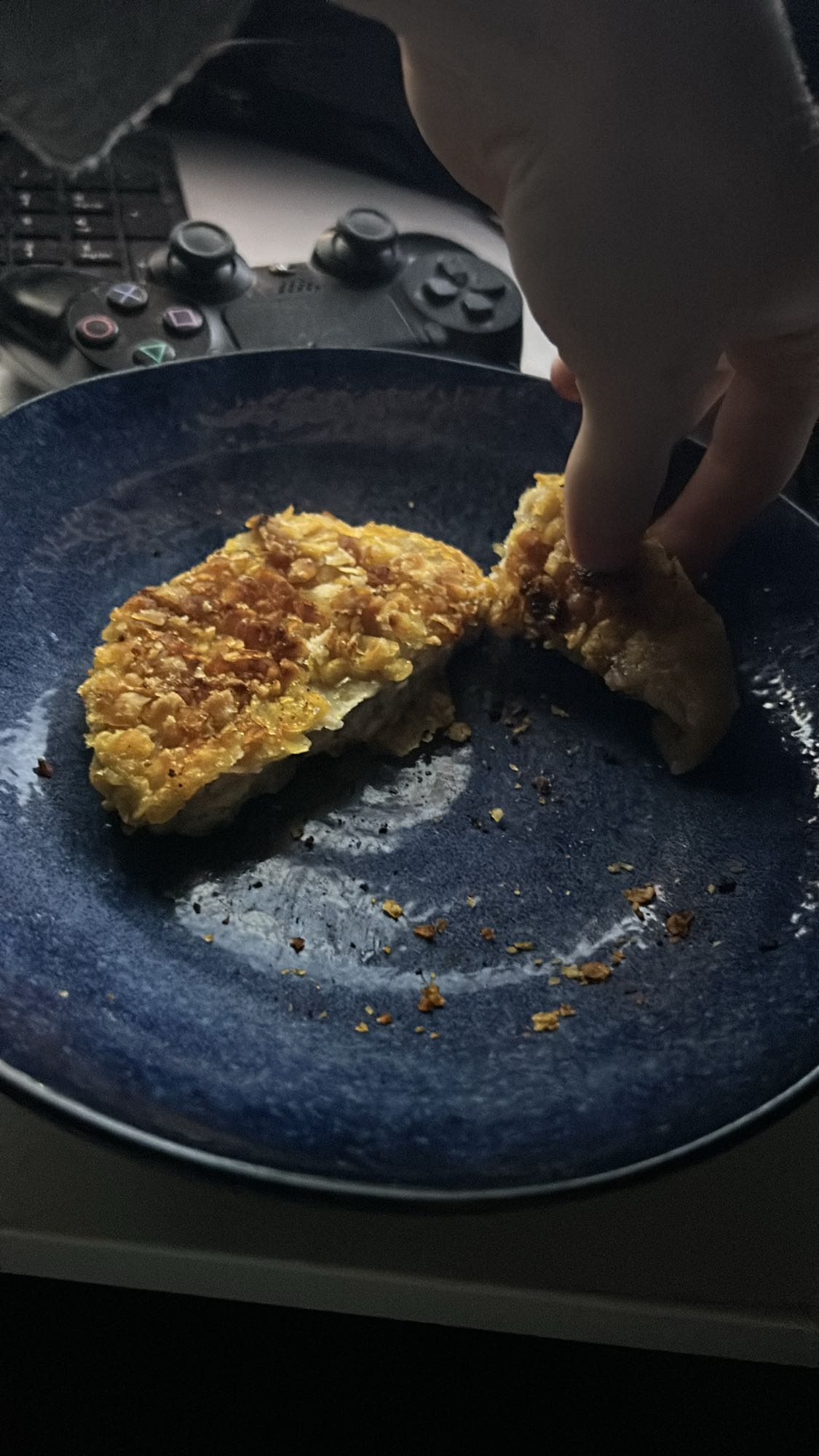 Krokante kipfilet stukjes