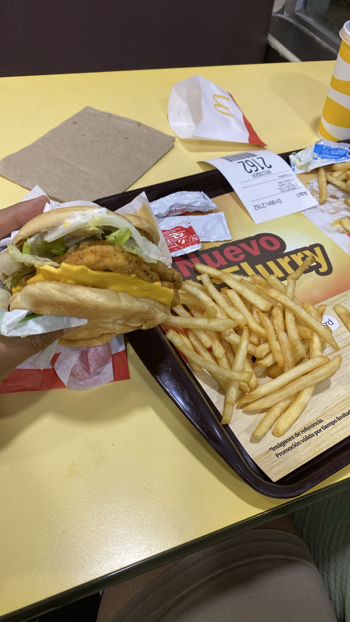 Hamburguesa con papas