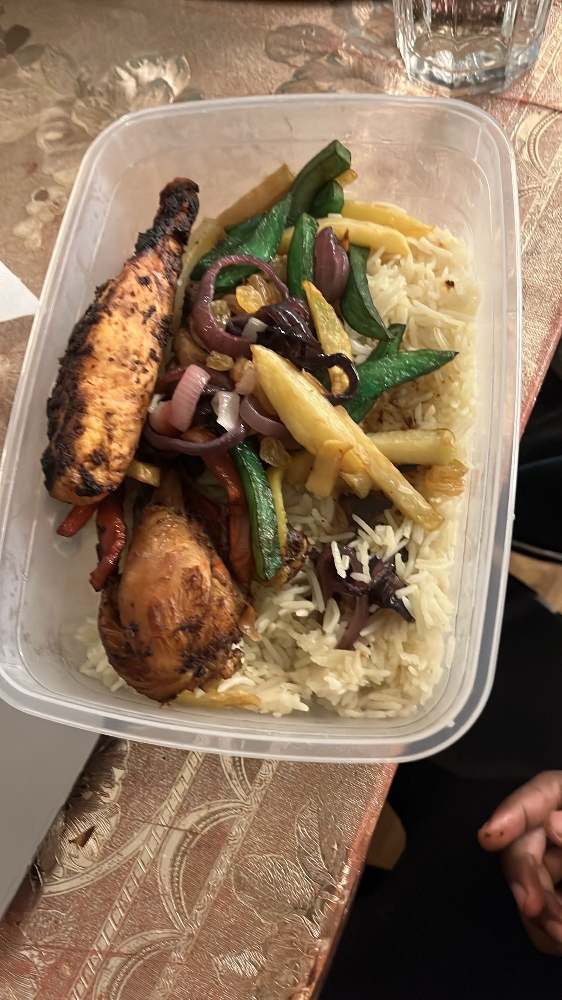 Grilled Chicken with Rice