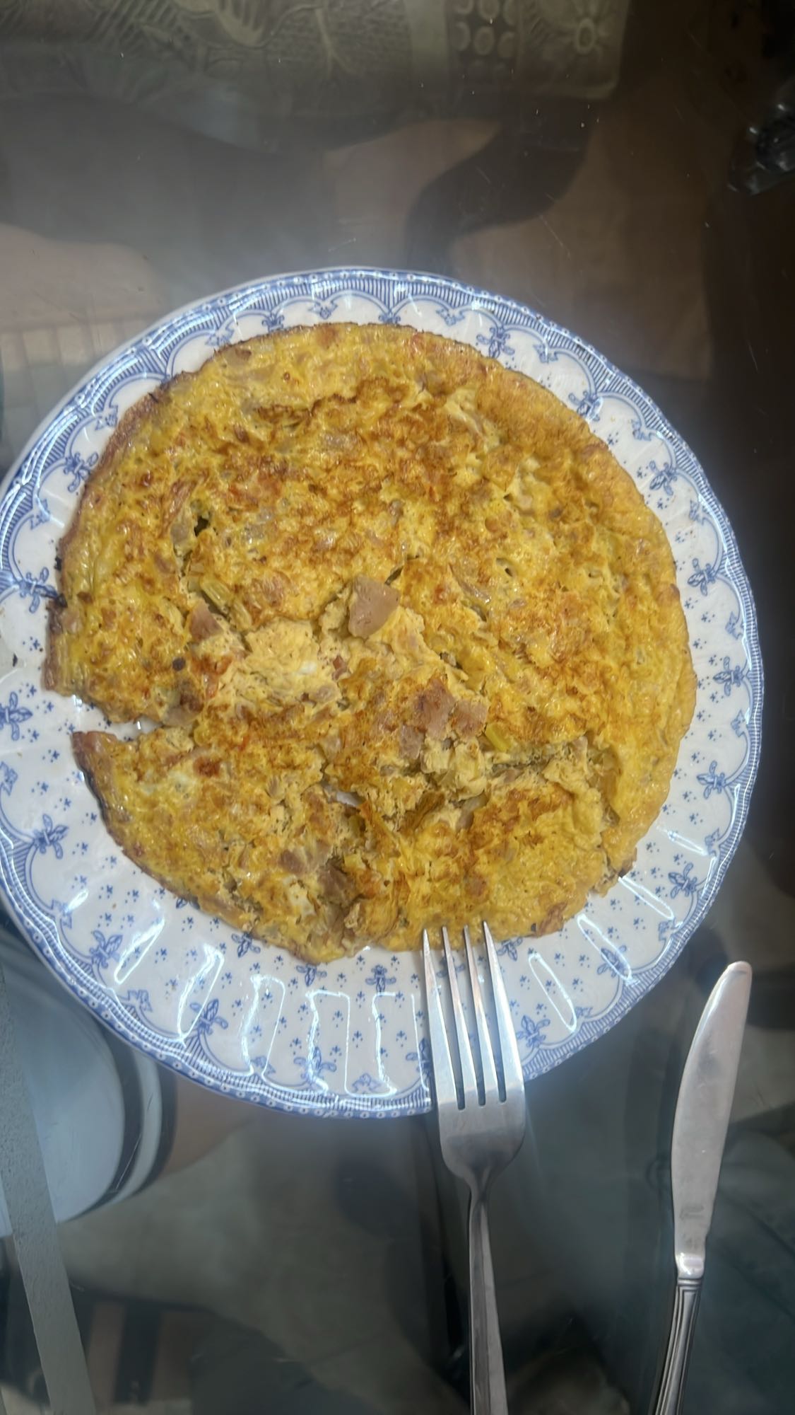 Tortilla con atún