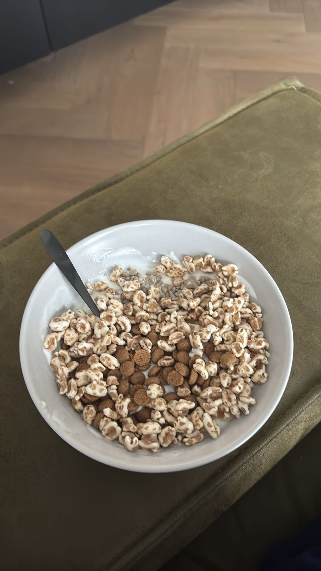 yoghurt met ontbijtgranen