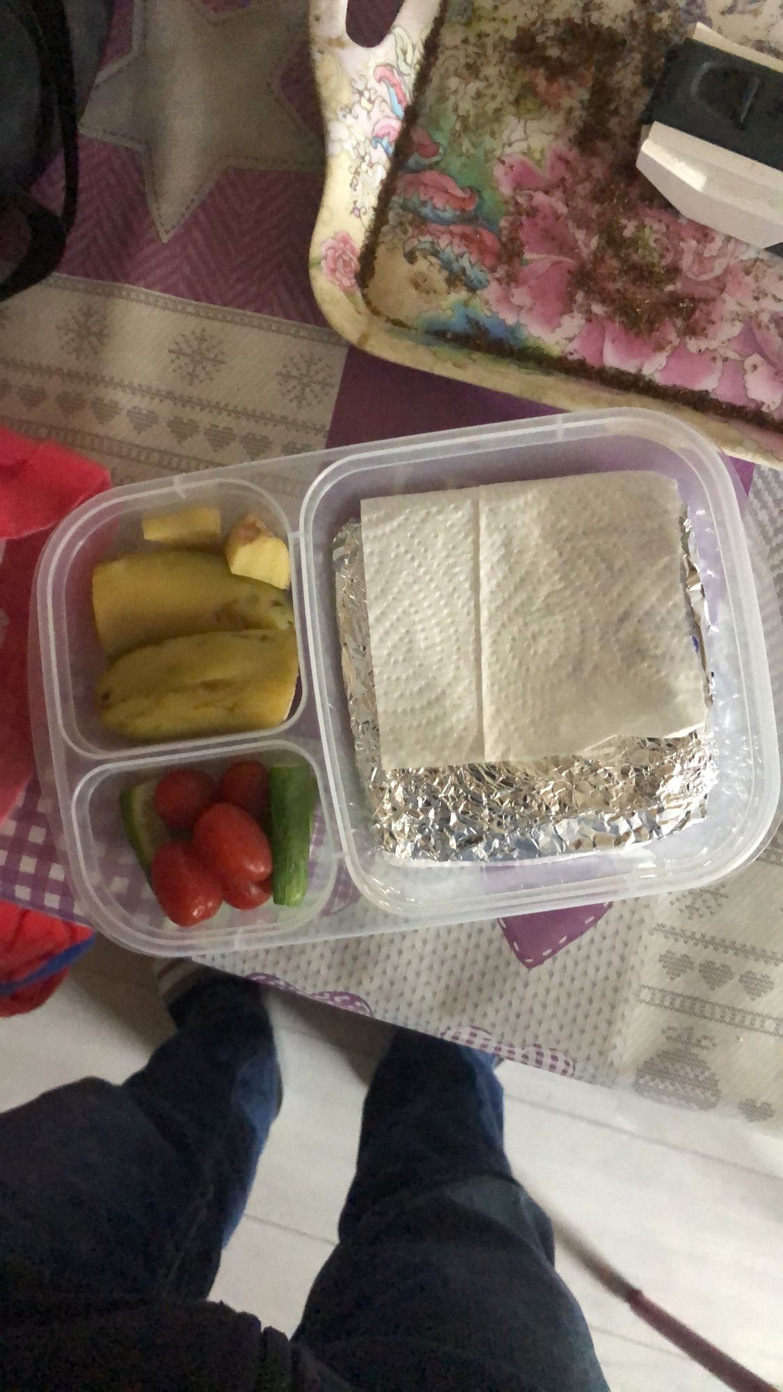 Déjeuner maison emballé