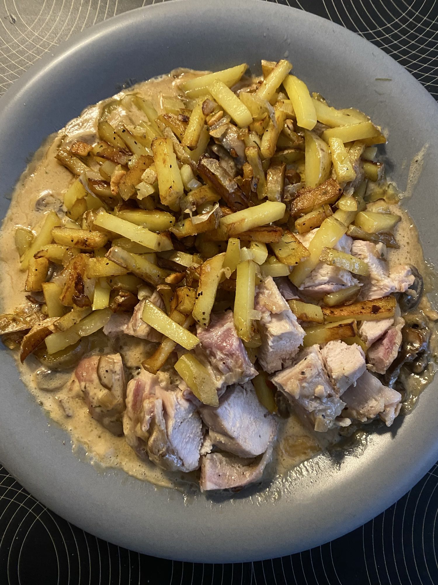 Kyckling med pommes