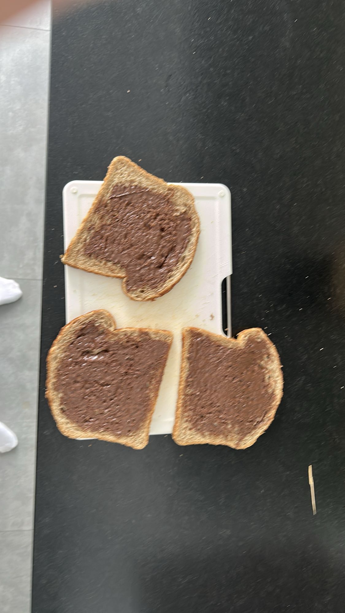 boterham met chocopasta