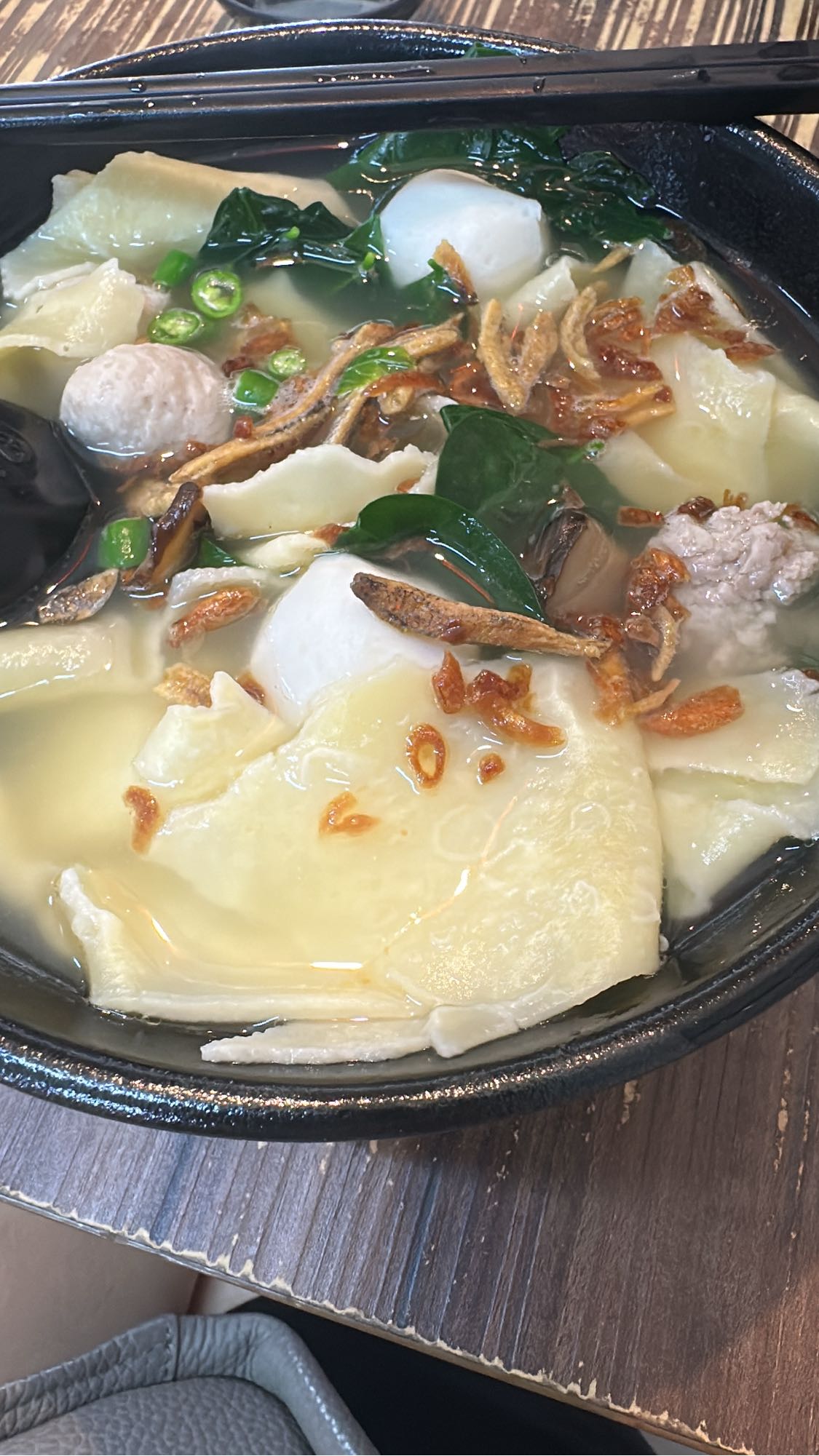 Fishball Dumpling Soup