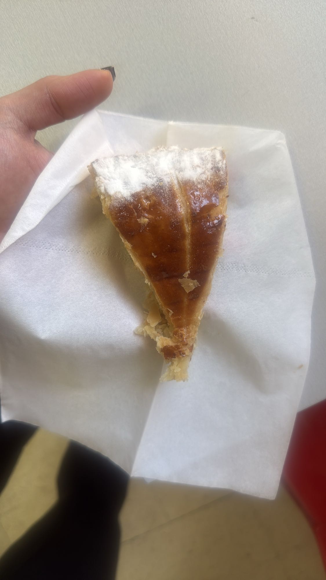 Small sweet pastry slice