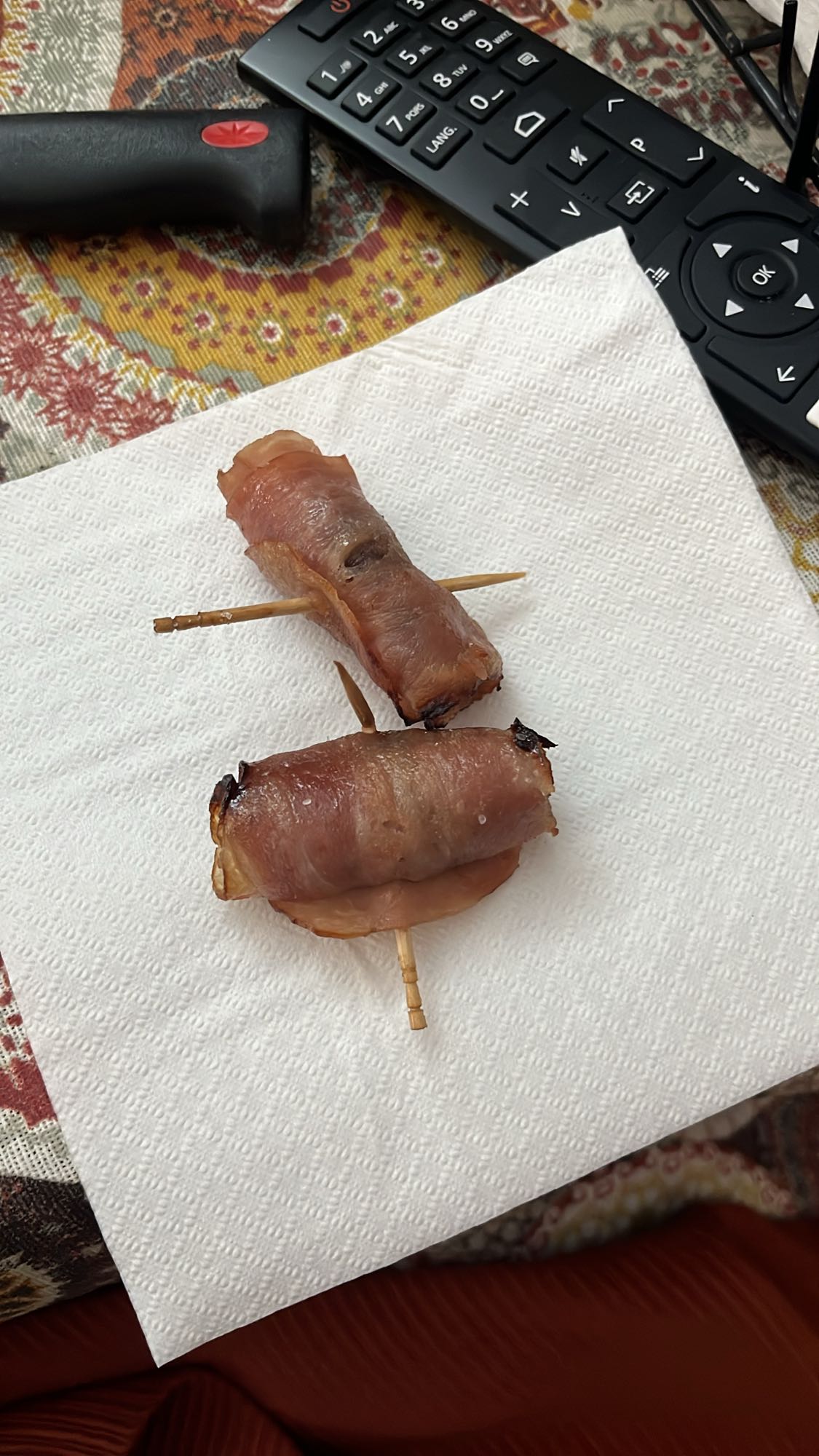 dátiles con tocino