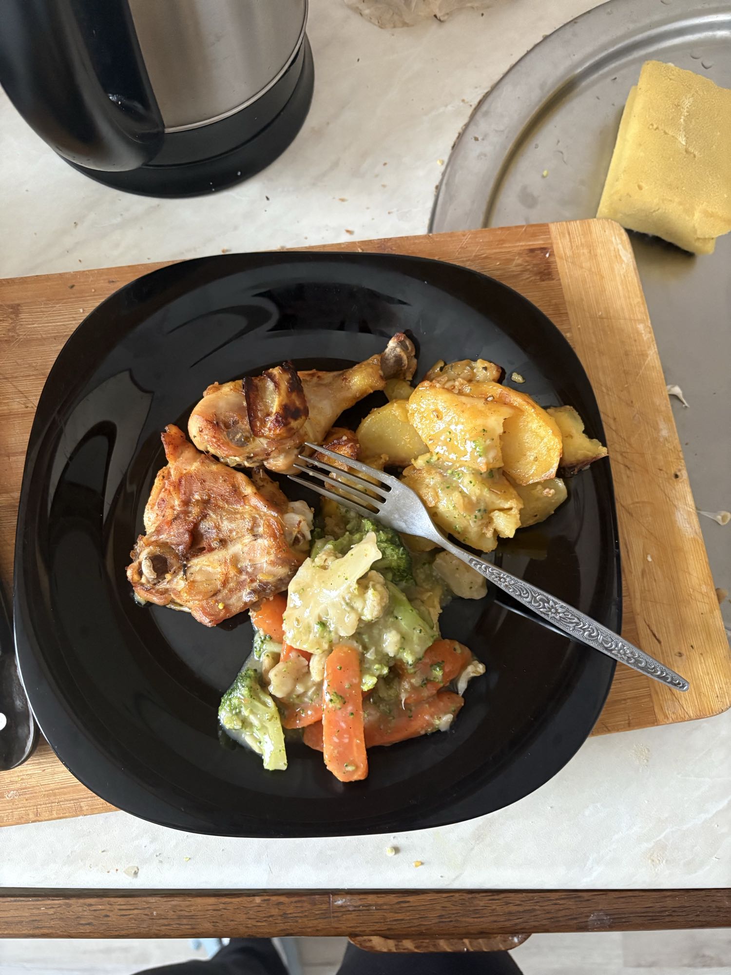 Pečena piletina s povrćem