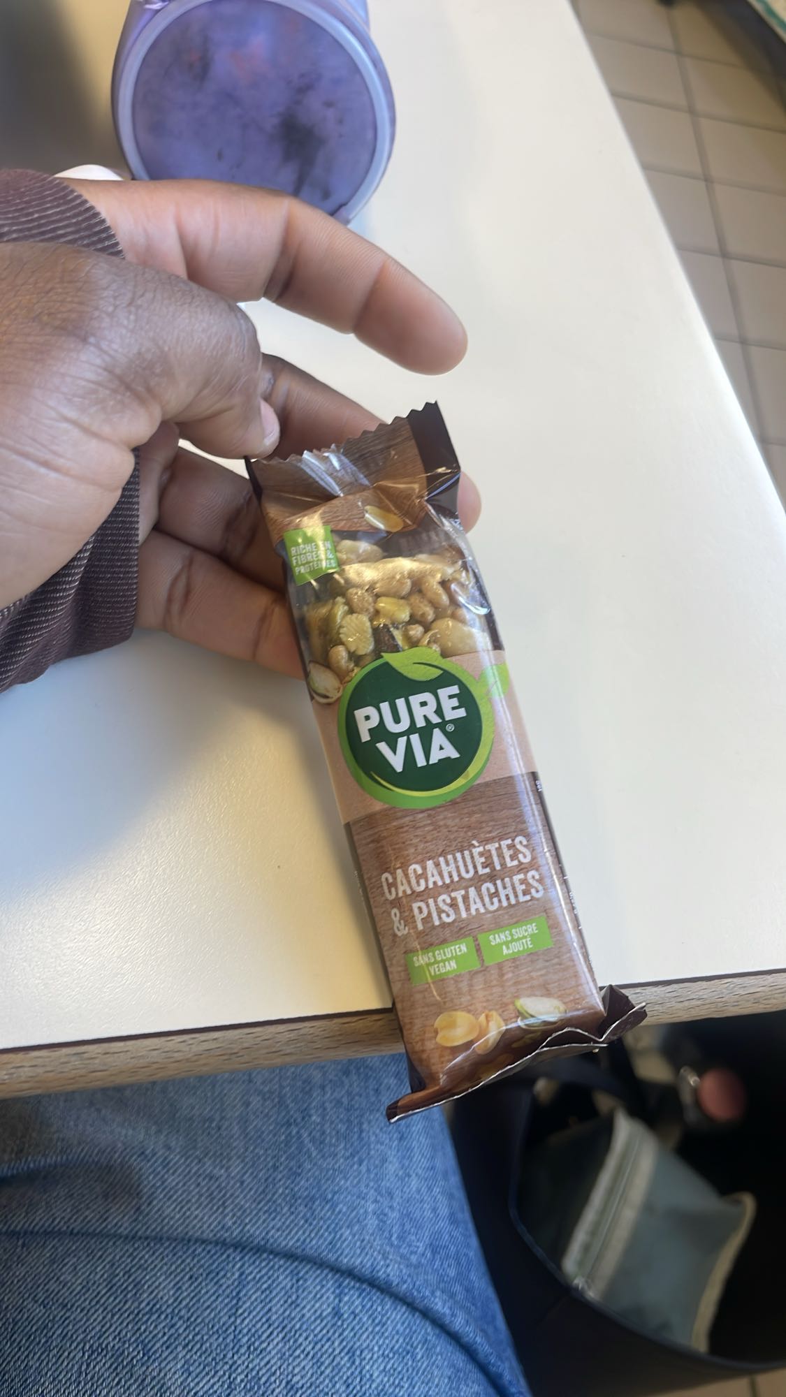 Barre cacahuètes pistaches