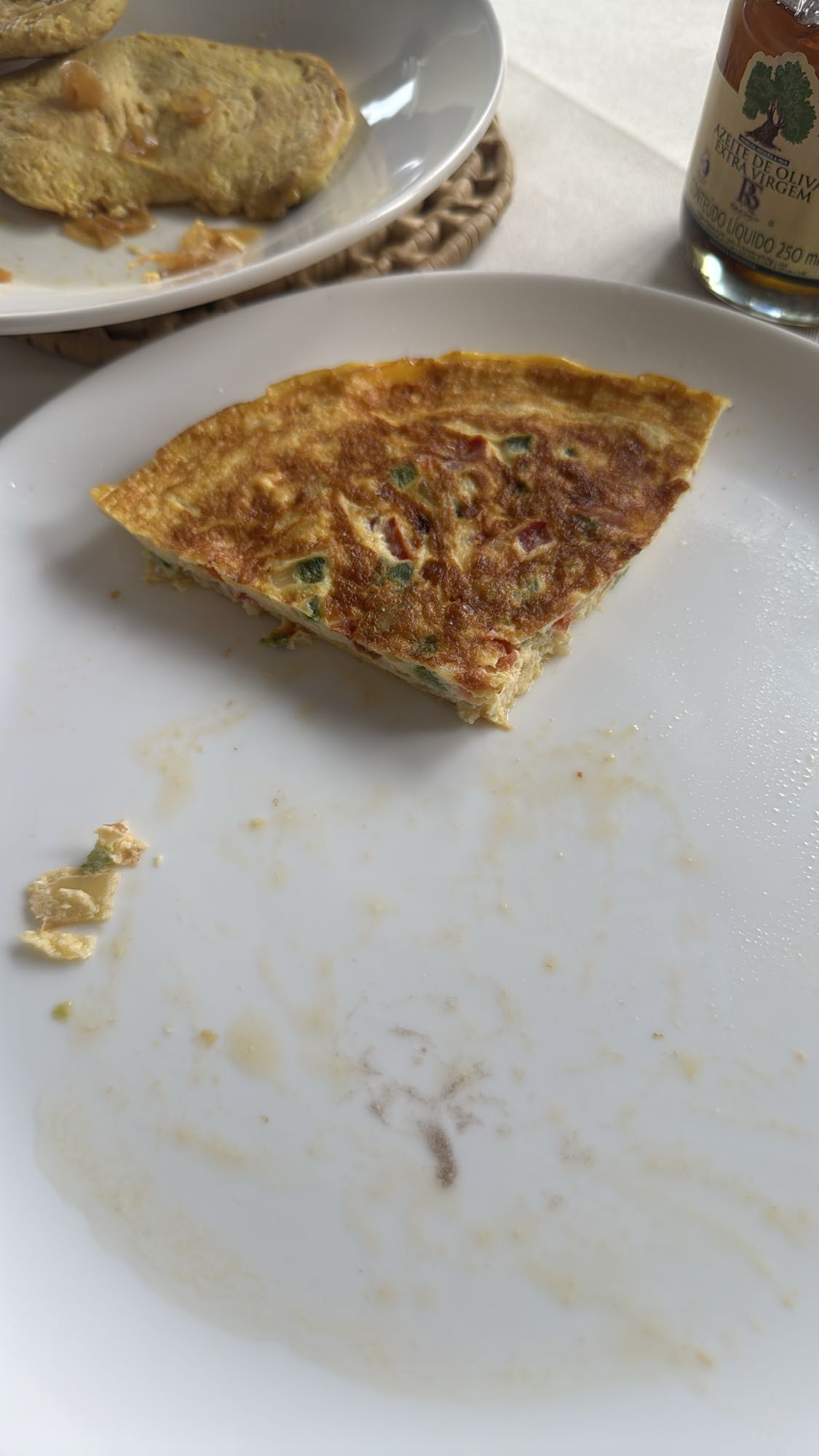 Omelete com legumes
