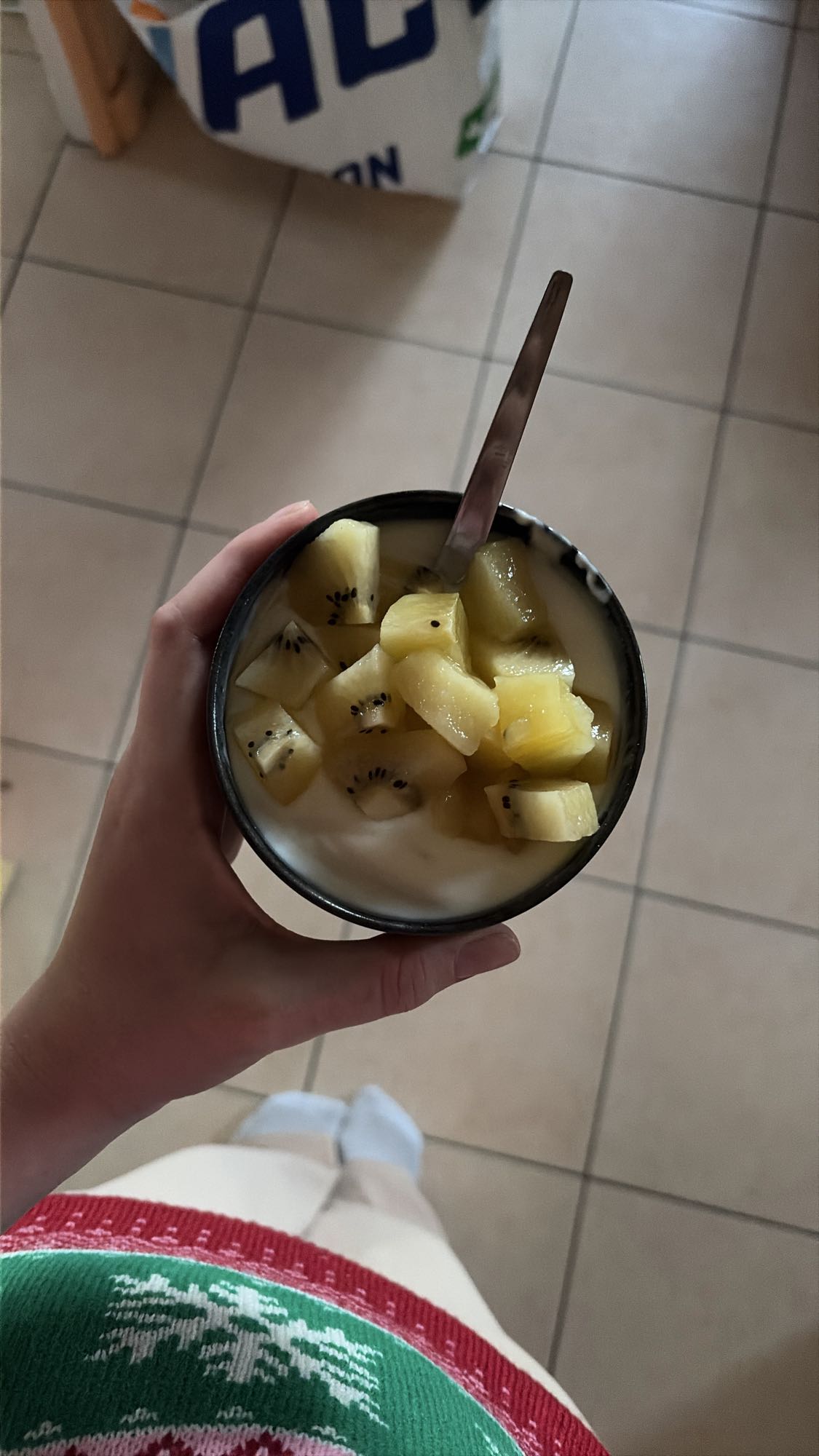 yaourt et kiwi doré