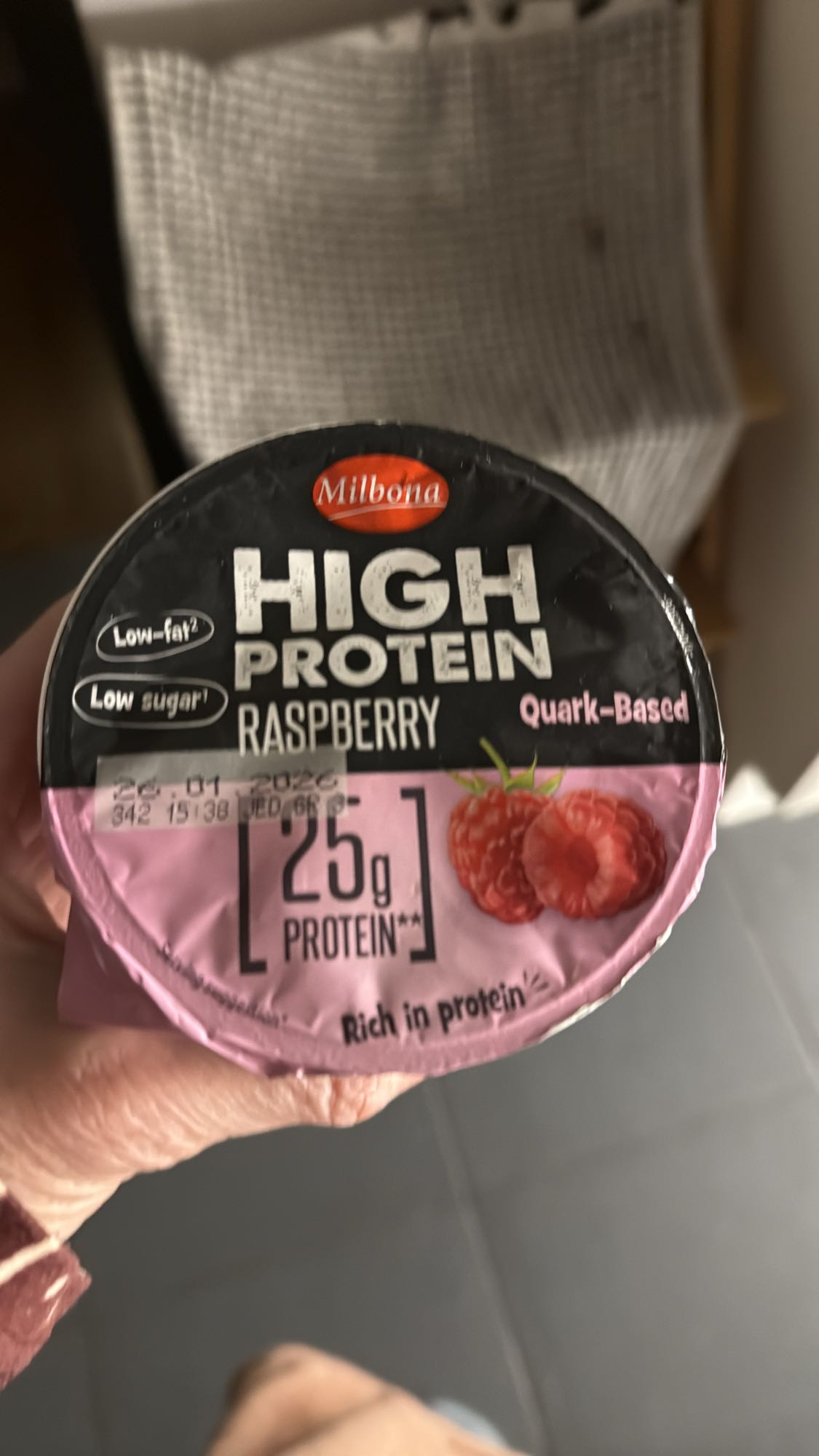 High Protein Framboos Kwark