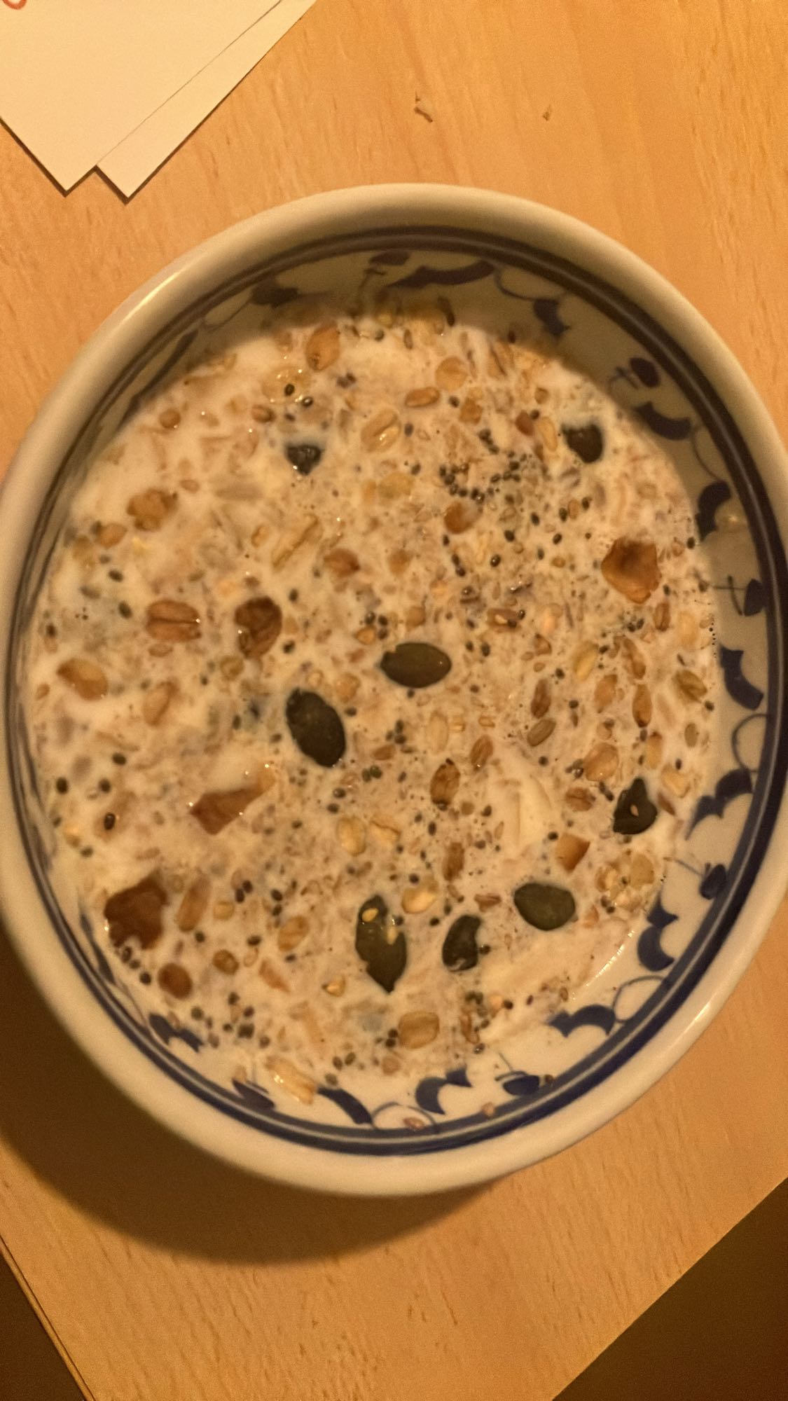 Muesli com leite