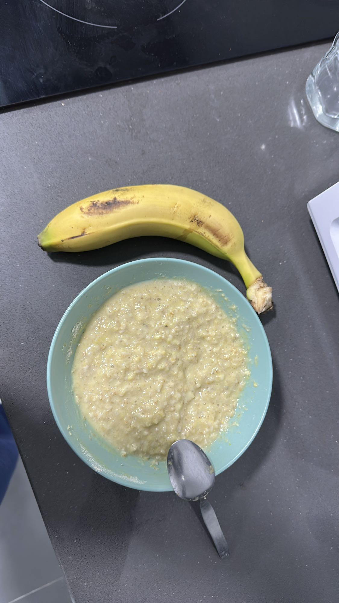 Avena con plátano