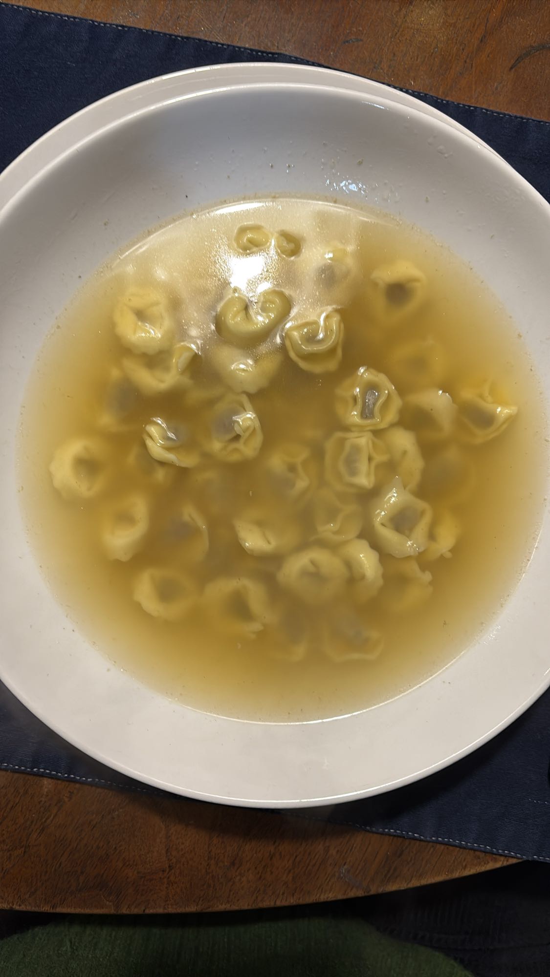 Tortellini in broth