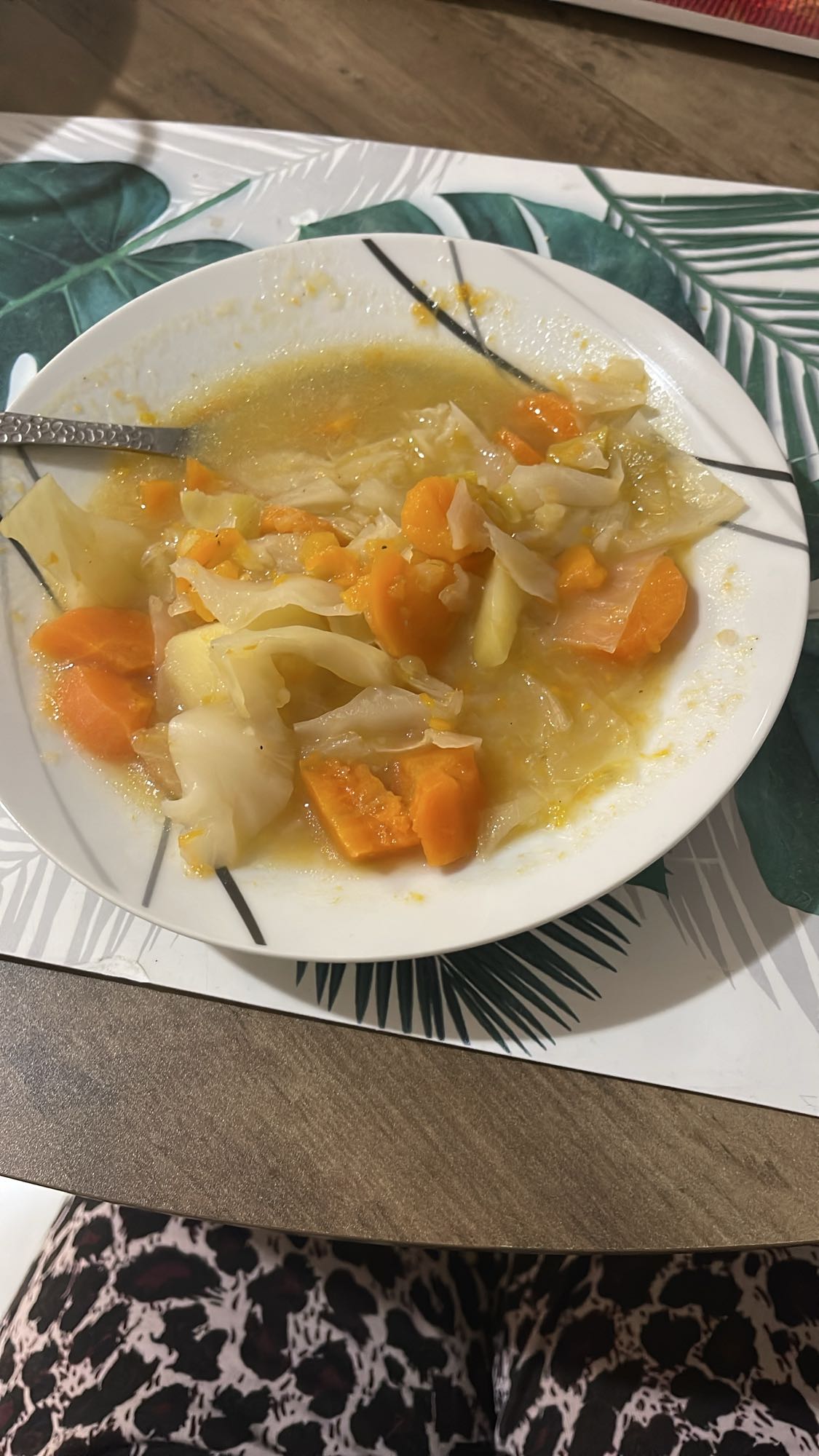 Soupe de légumes légère