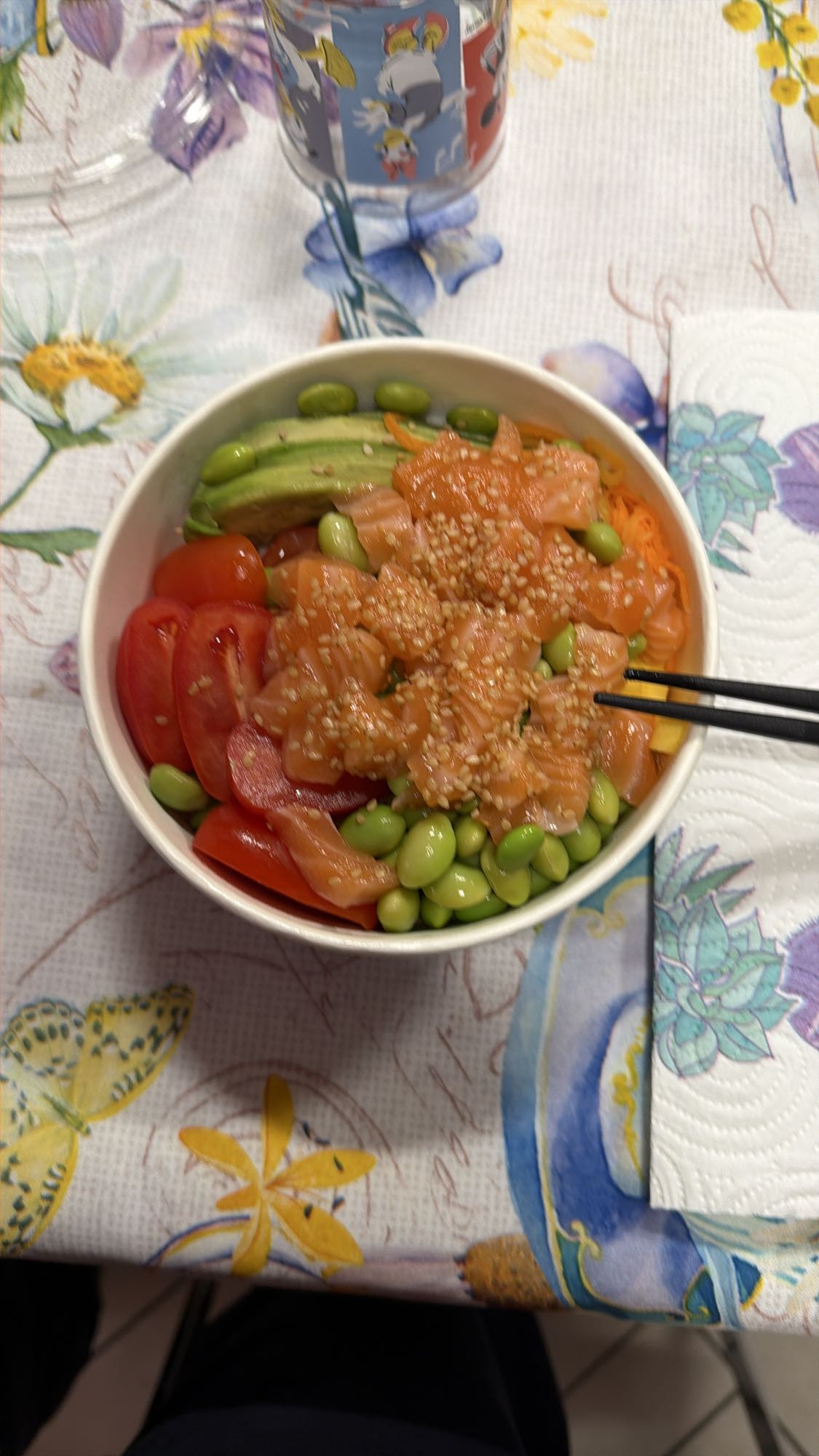 Salmone poke bowl