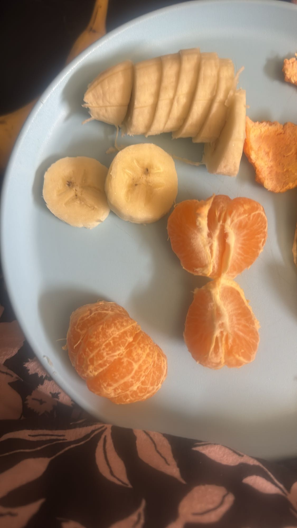 Banan och clementin