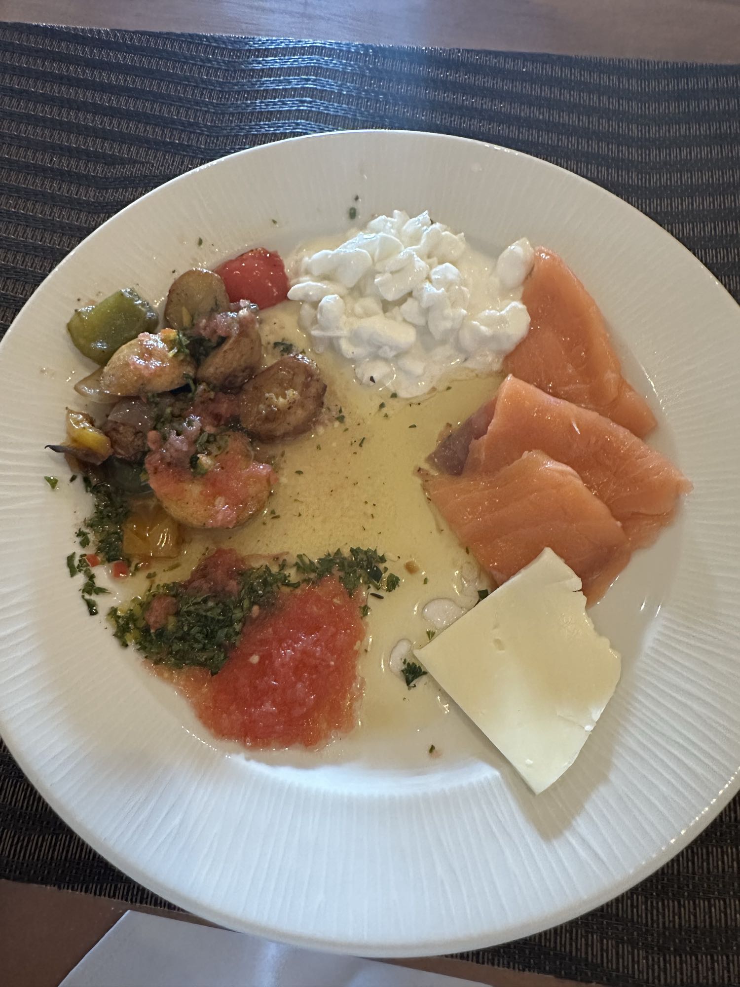 Desayuno variado saludable