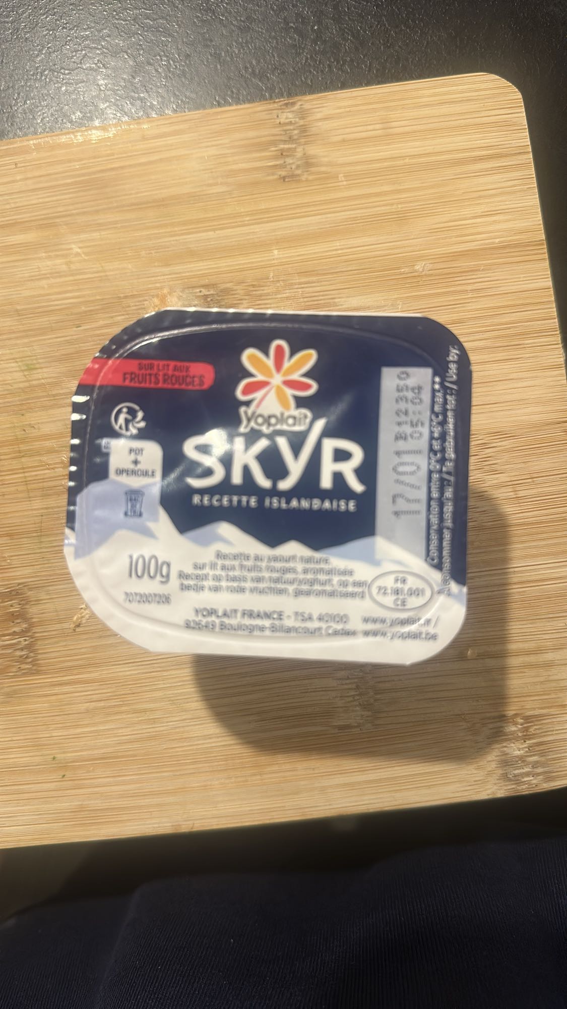 Skyr fruits rouges