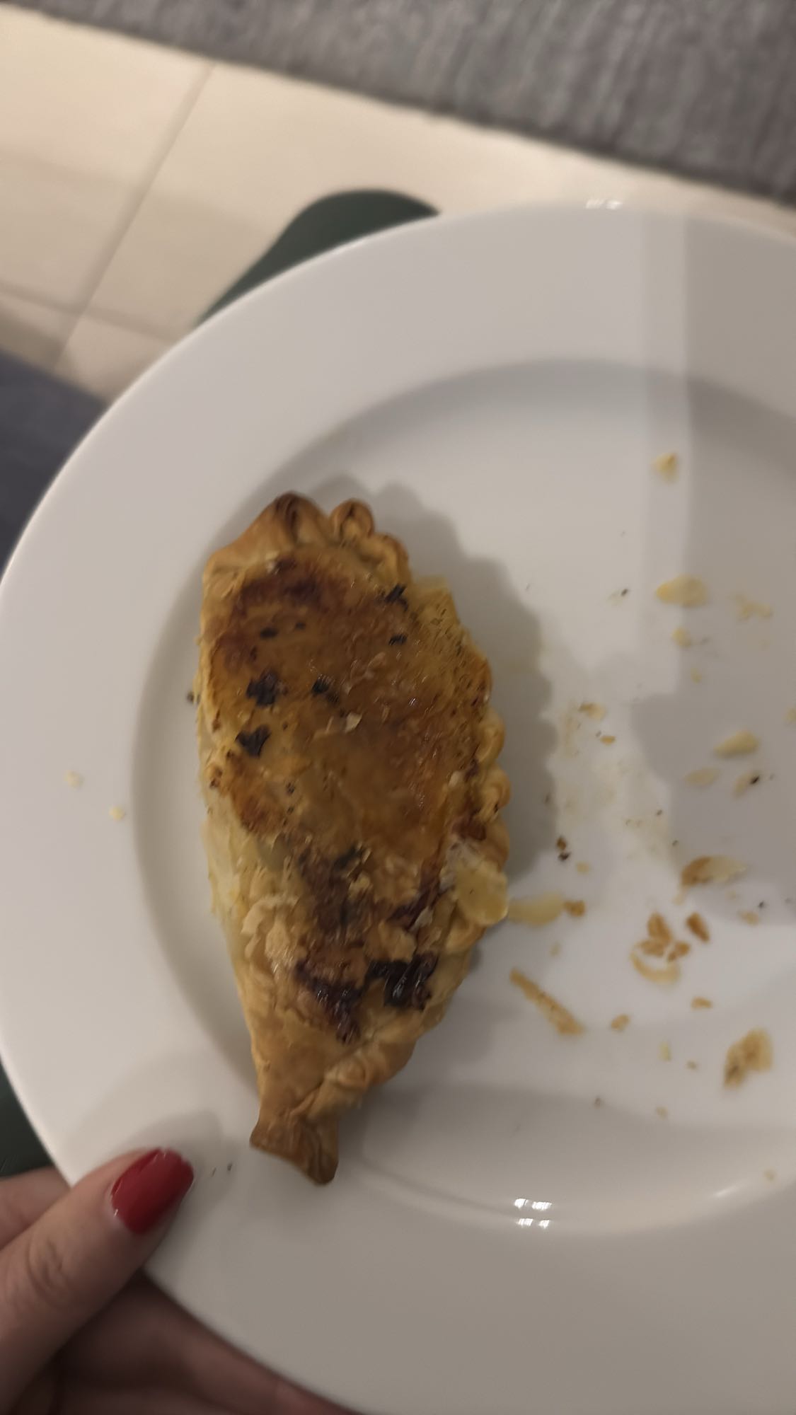 Baked savory pastry