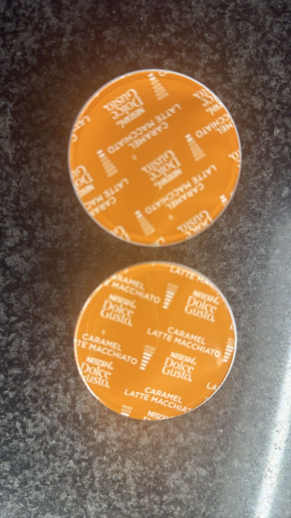 Caramel latte macchiato